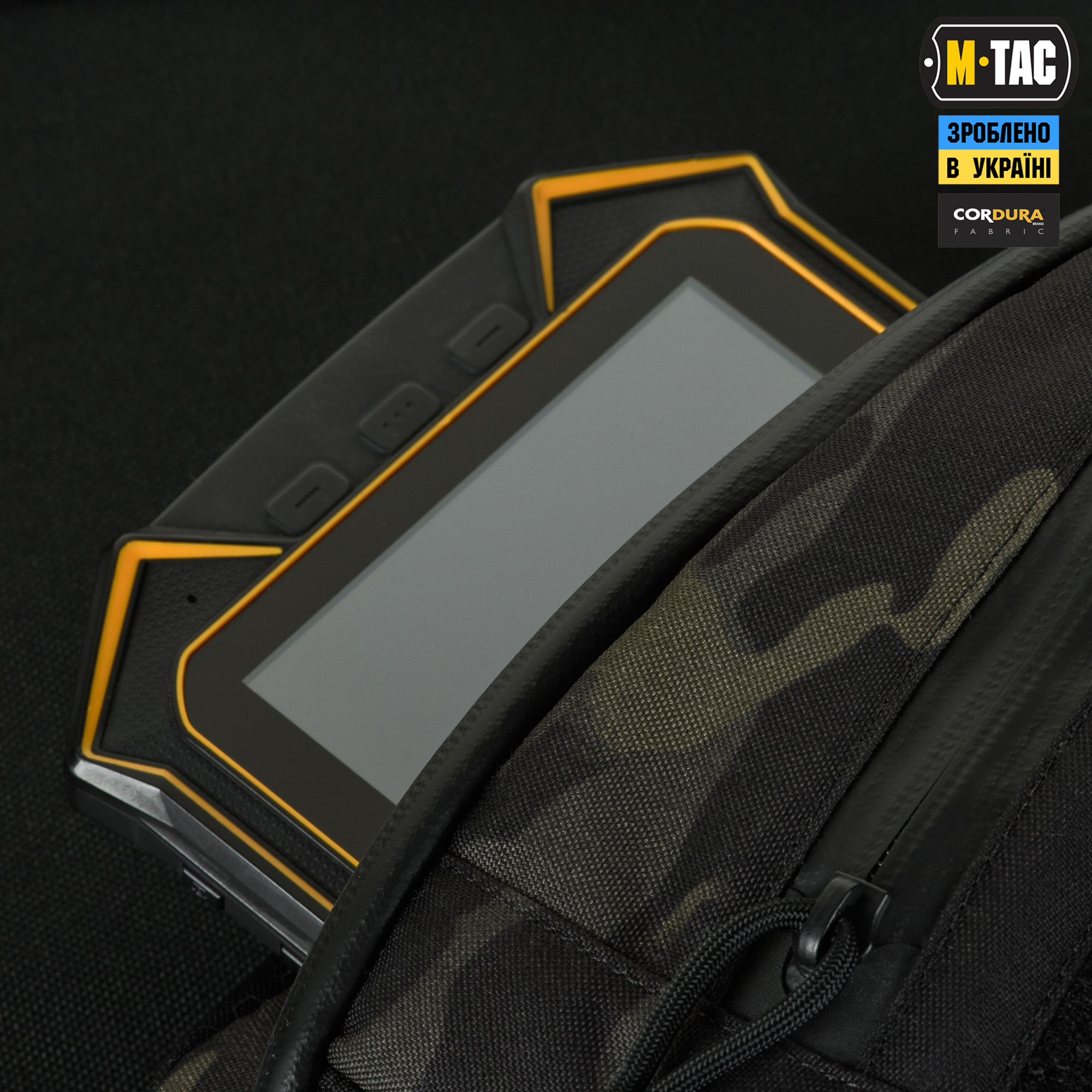 M-Tac сумка Sphaera Hex Hardsling Bag Large с липучкой Elite Multicam Black/Black — 12