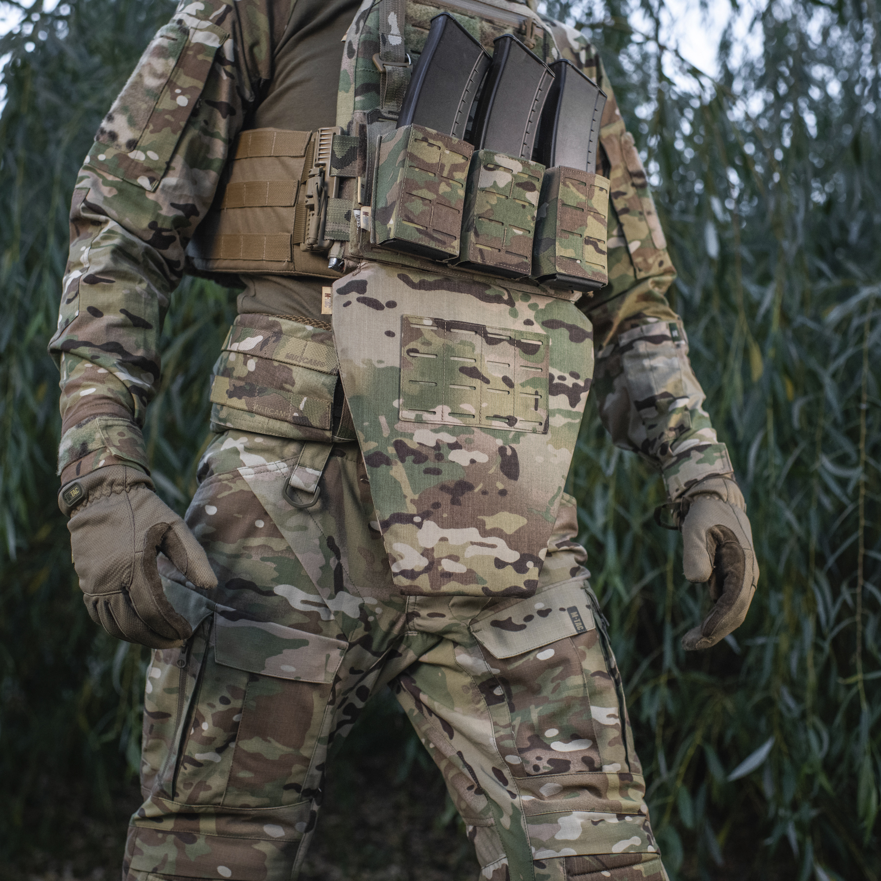 M-Tac фартук противоосколочный с баллистическим пакетом 1 класс (FMS) Laser Cut Multicam — 13