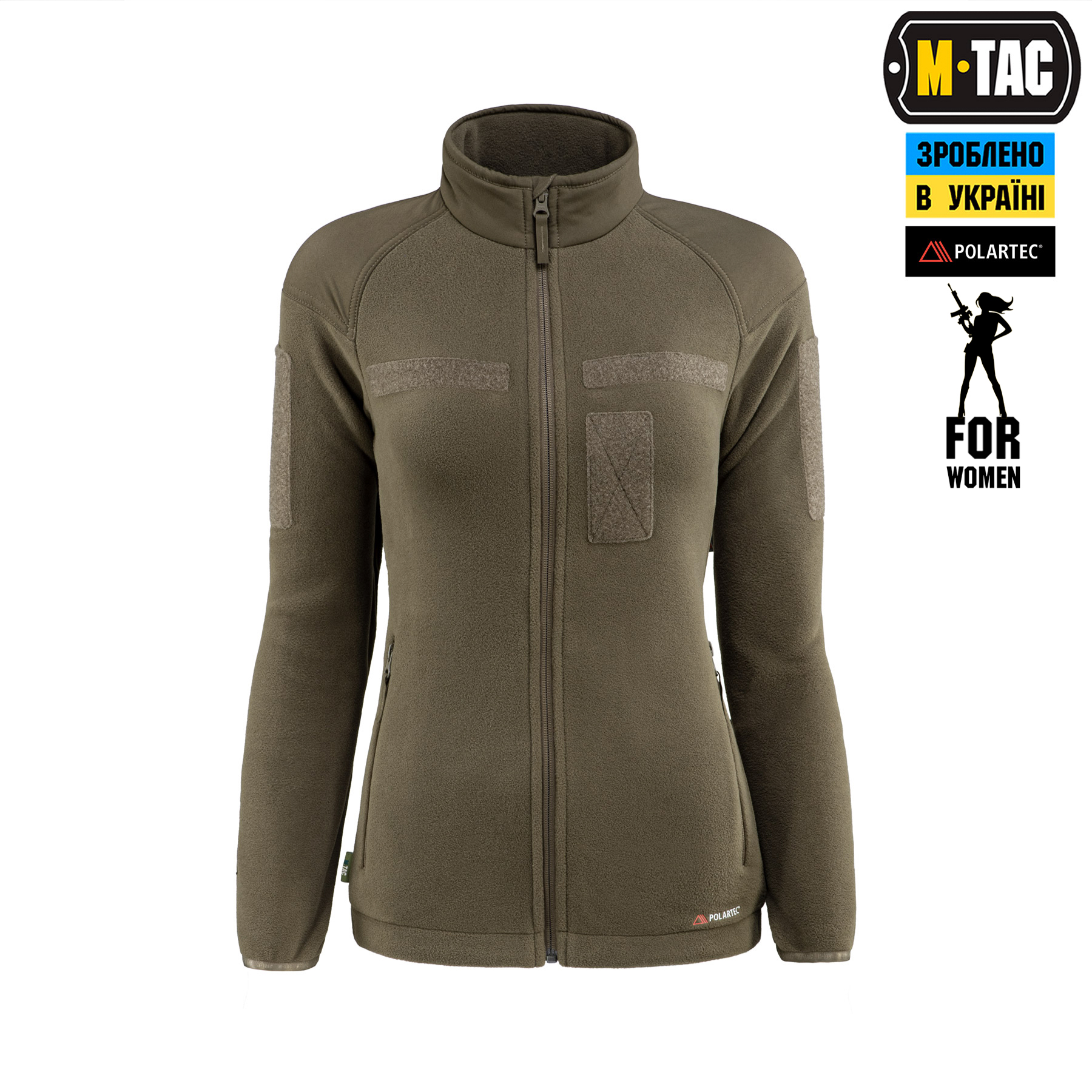M-Tac куртка Combat Fleece Polartec Jacket Lady Dark Olive — 3