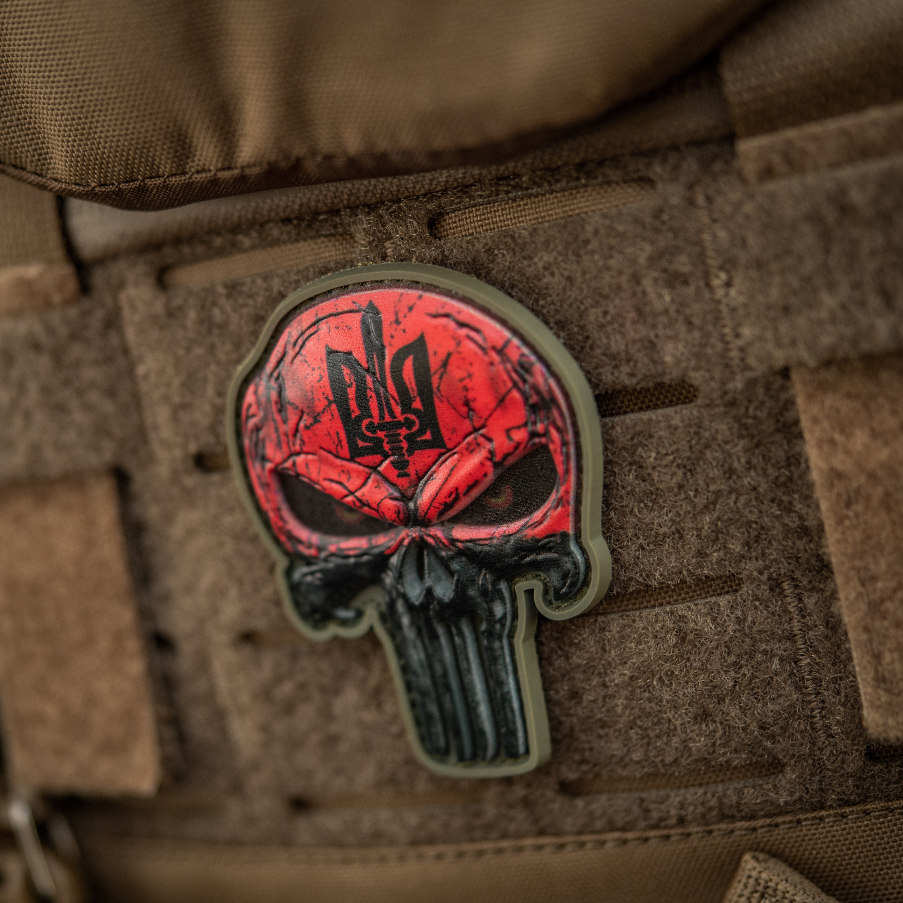 Нашивка Punisher Червоний — 8