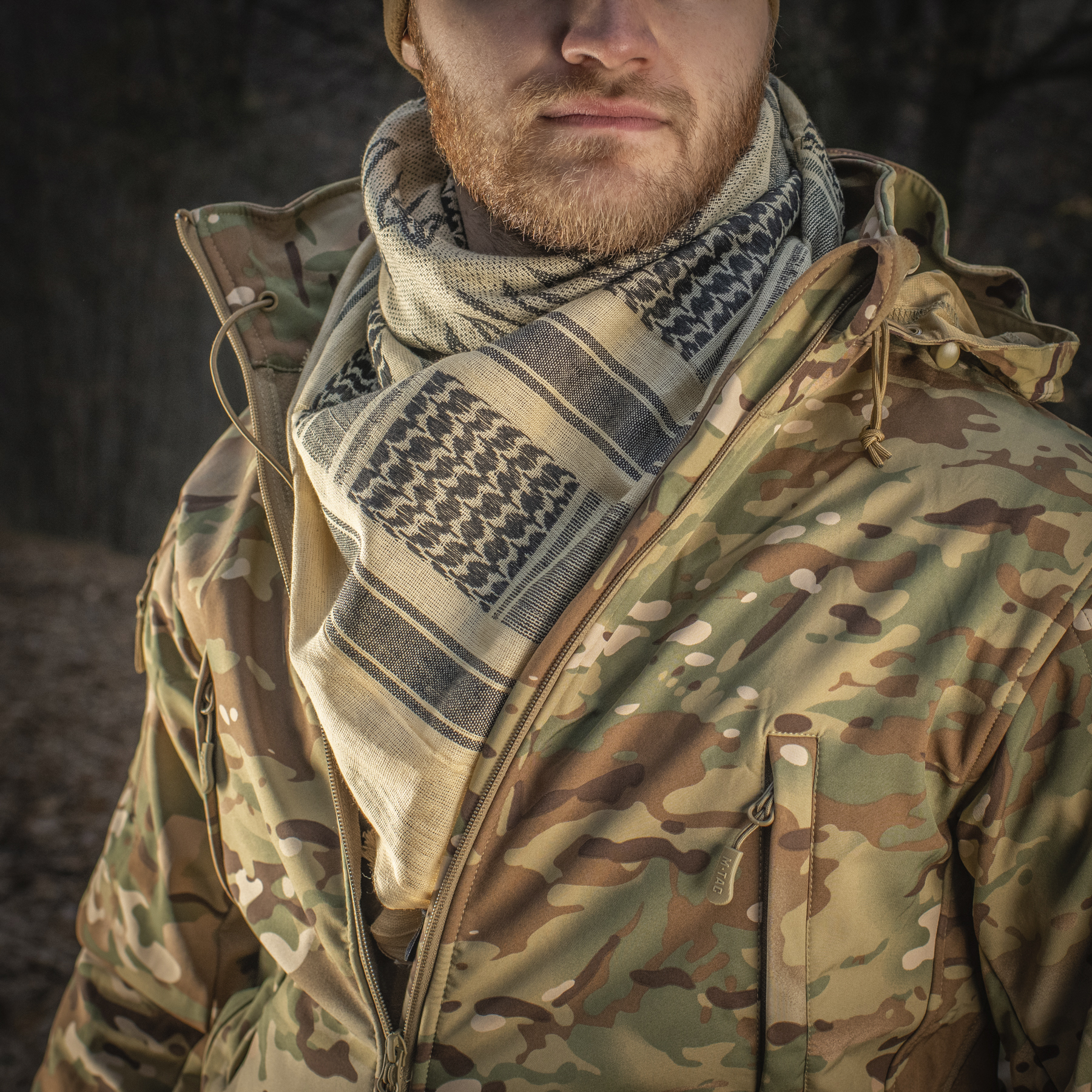 M-Tac шарф шемаг с Тризубом Coyote/Black — 12