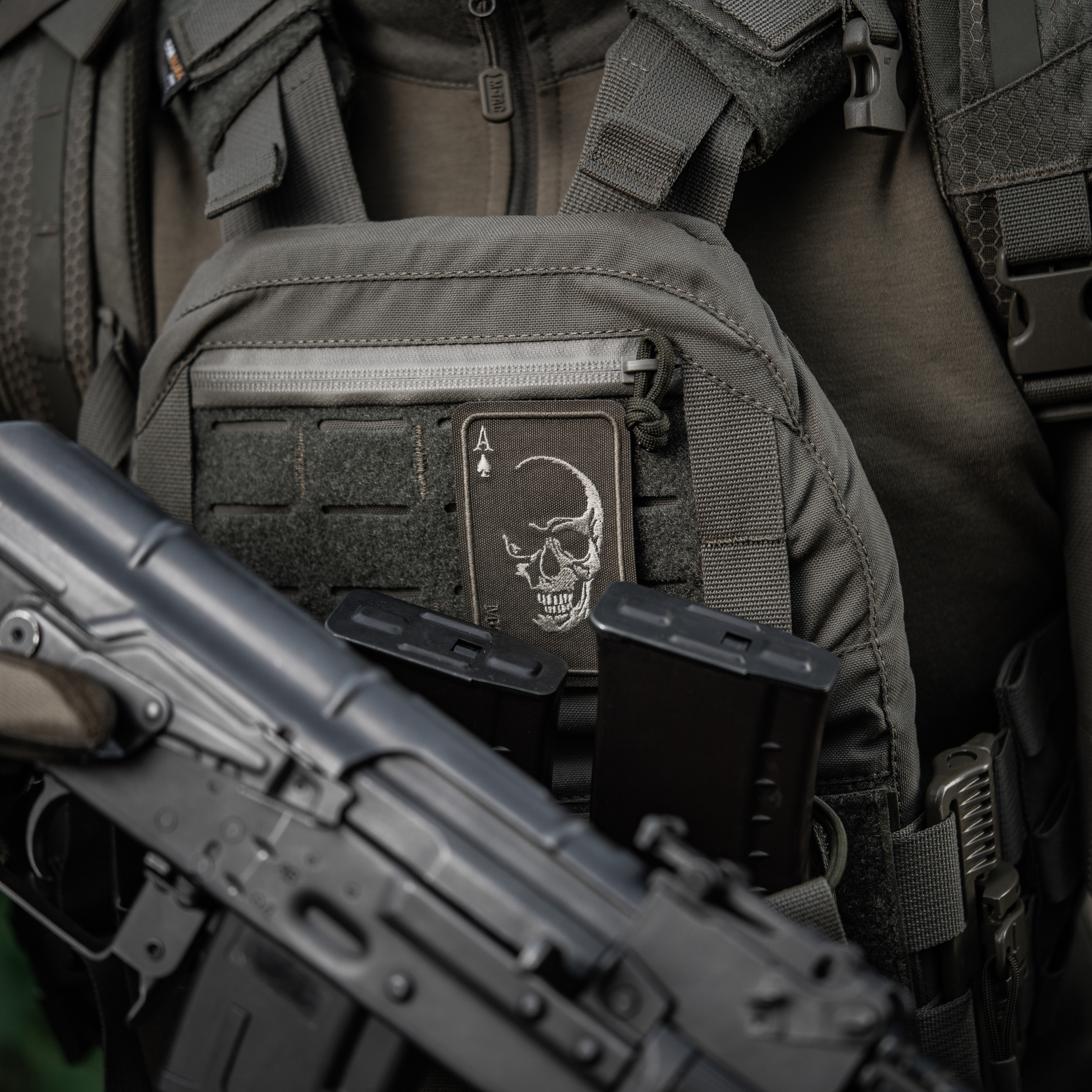 M-Tac нашивка Face of war (вишивка) Ranger Green — 6
