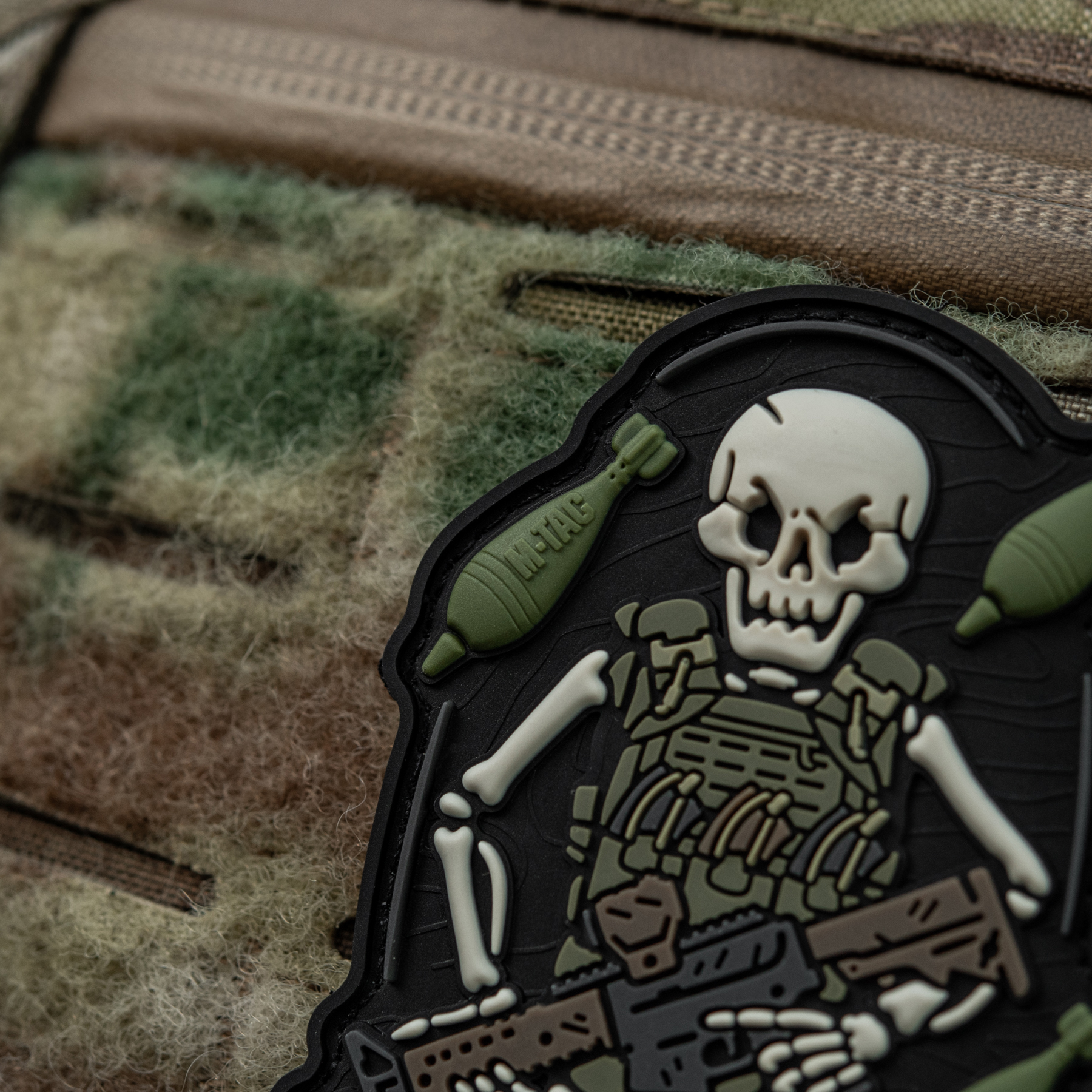 M-Tac нашивка Dead Inside Black/Olive — 7