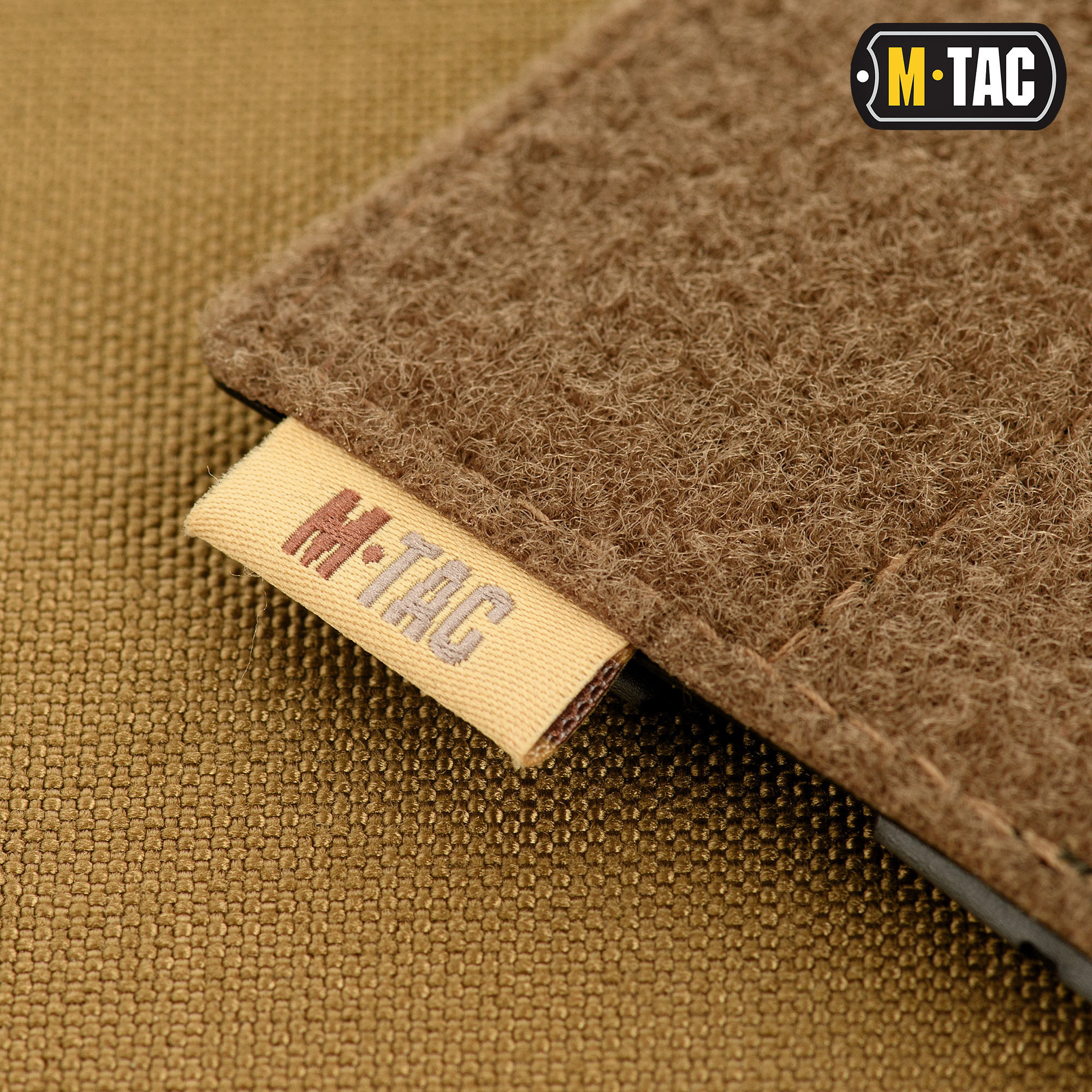 M-Tac панель для нашивок на MOLLE 120x85 Coyote — 6