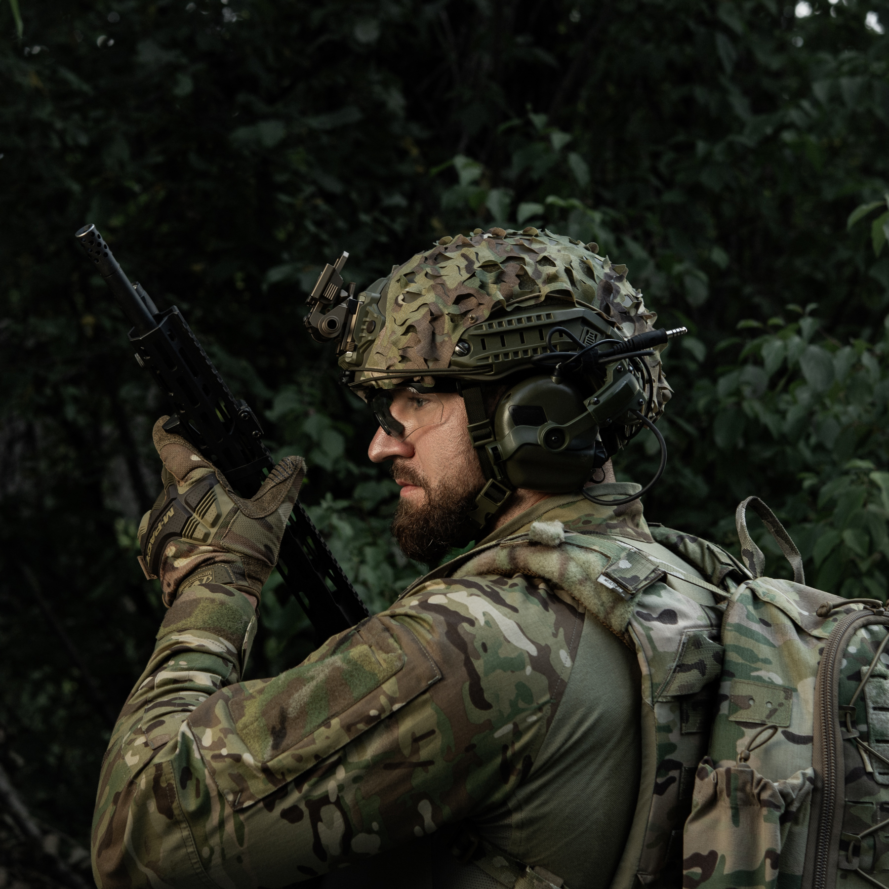 M-Tac кавер на шлем Вільха FAST Multicam — 9