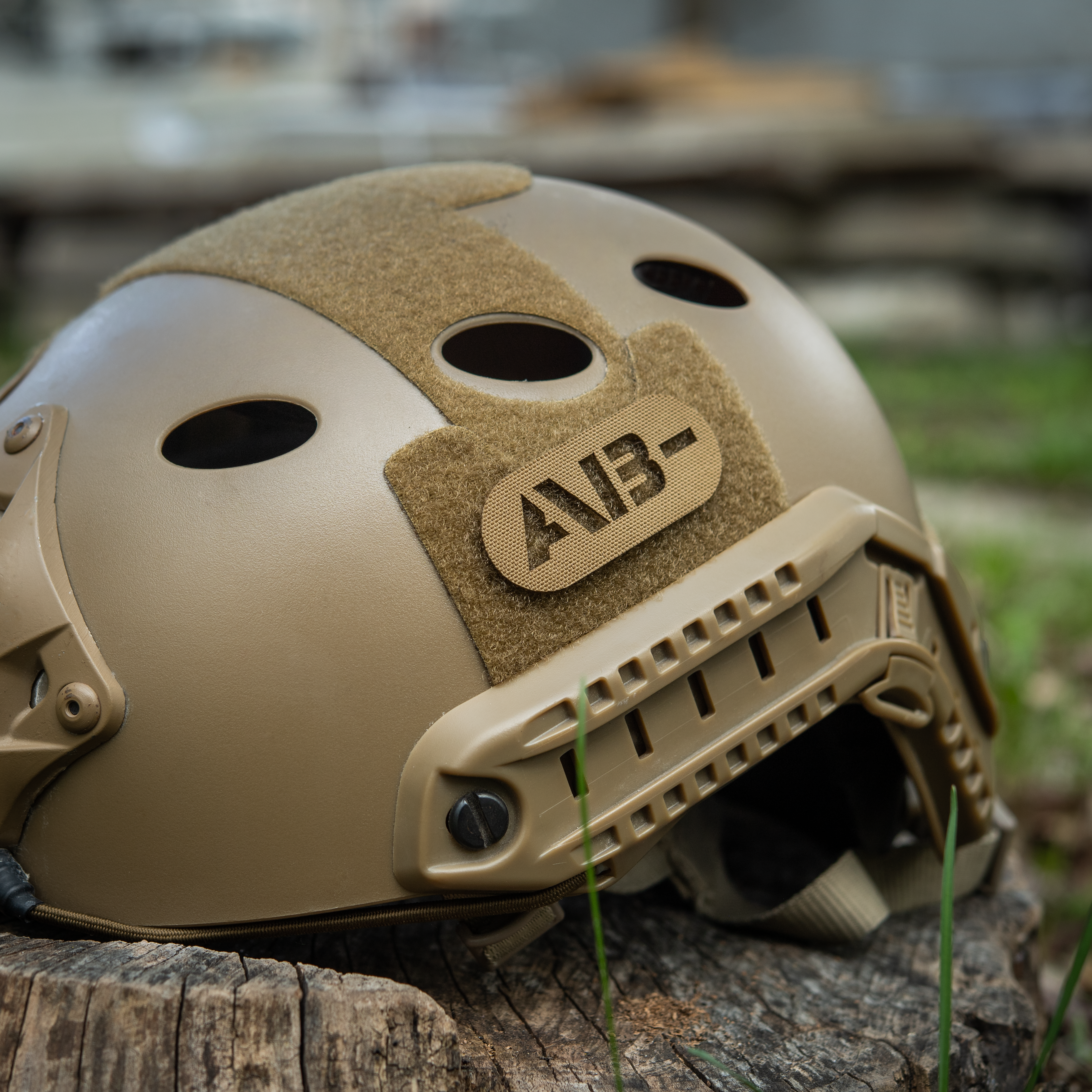 M-Tac нашивка группа крови AB- сквозная Laser Cut Coyote — 3