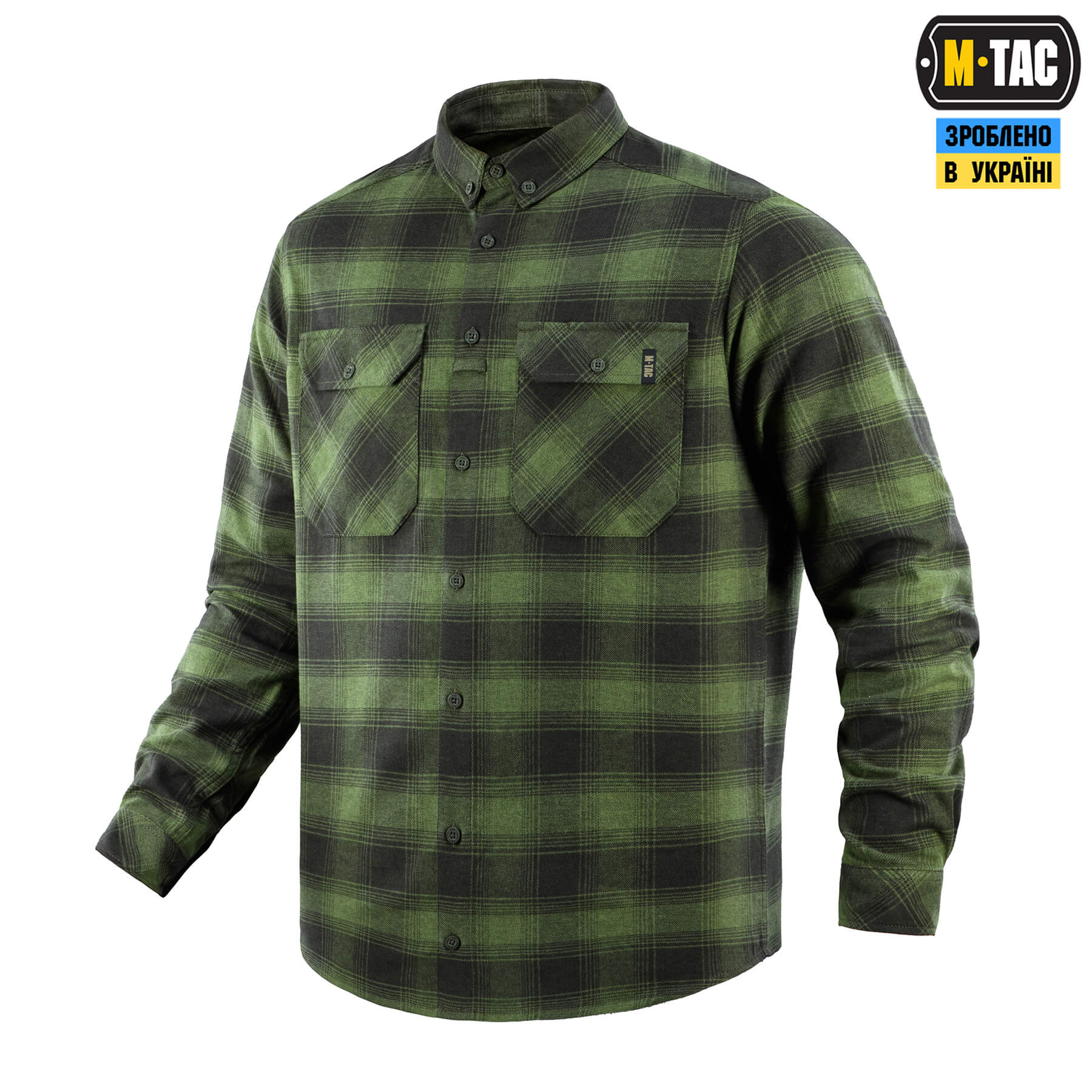 M-Tac рубашка Lumberjack Cotton Shirt Olive/Black — 2