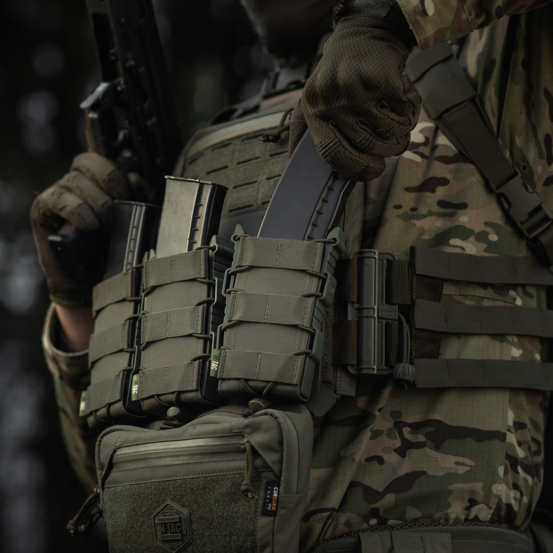 M-Tac подсумок открытый для магазина FAST Elite Ranger Green — 17