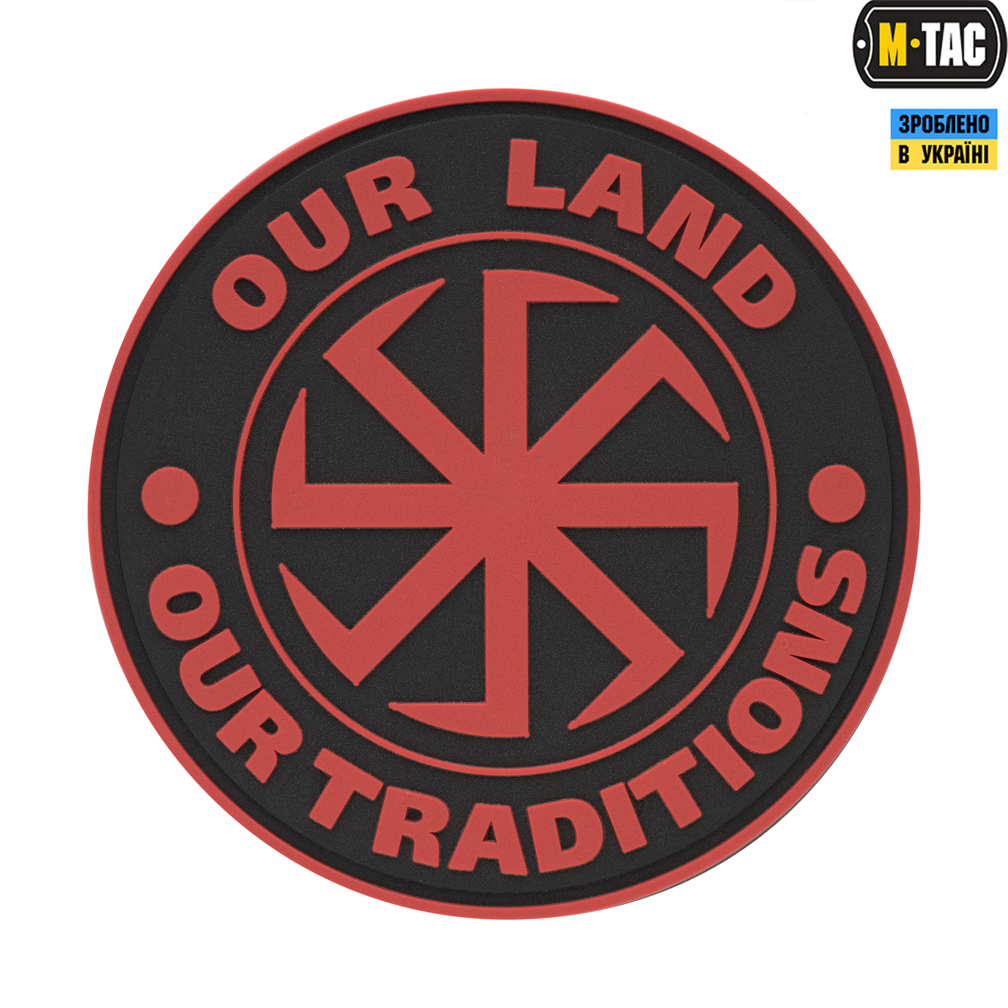 M-Tac нашивка Our Land PVC Red — 2