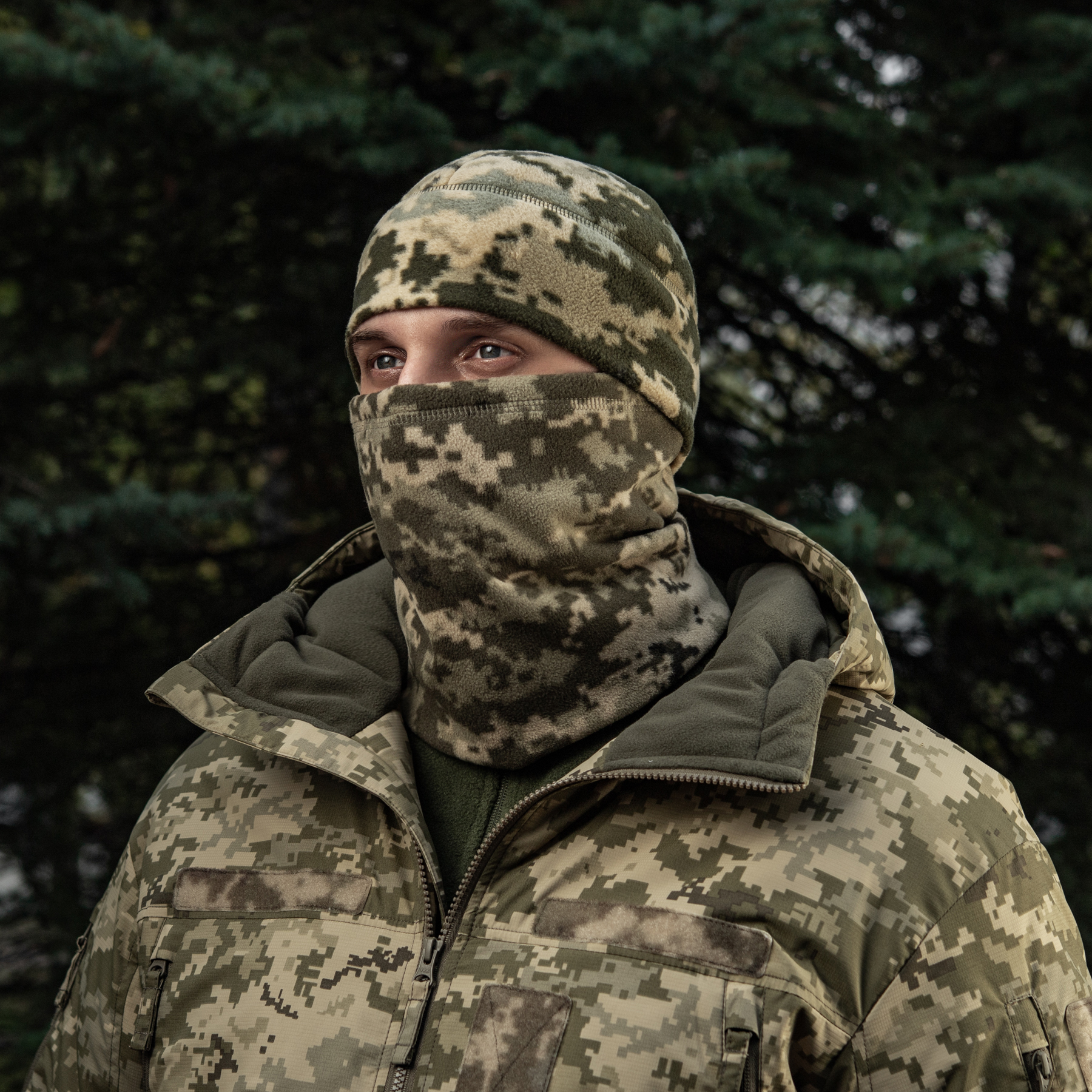 M-Tac шарф-труба Elite короткий с затяжкой флис (320г/м2) MM14 — 14