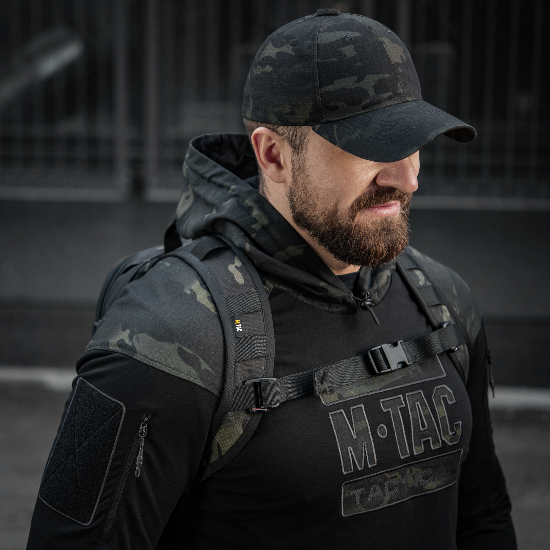 M-Tac рюкзак Sturm с эргономичными лямками Elite Multicam Black — 32