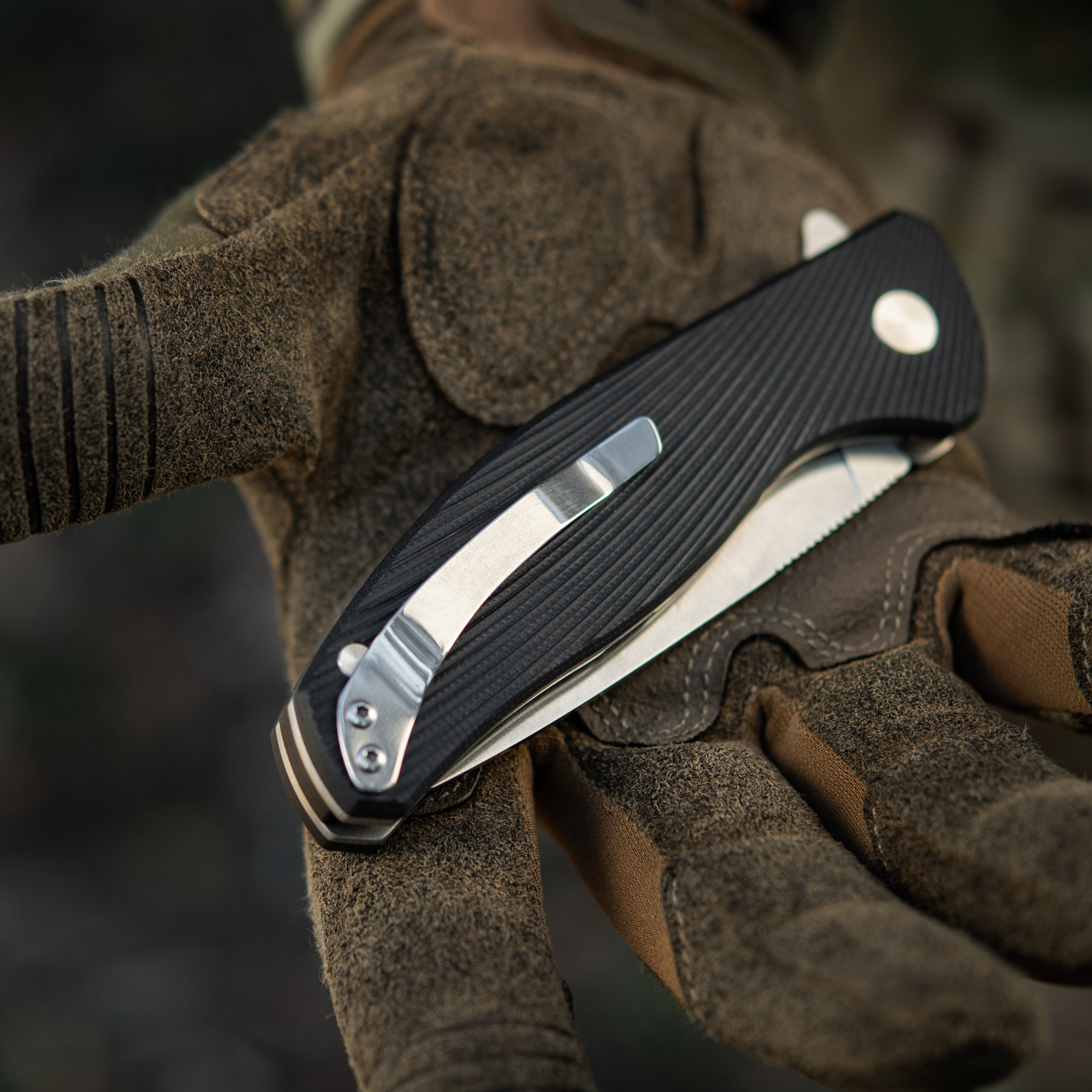 M-Tac нож складной Type 11 Black/Steel — 13