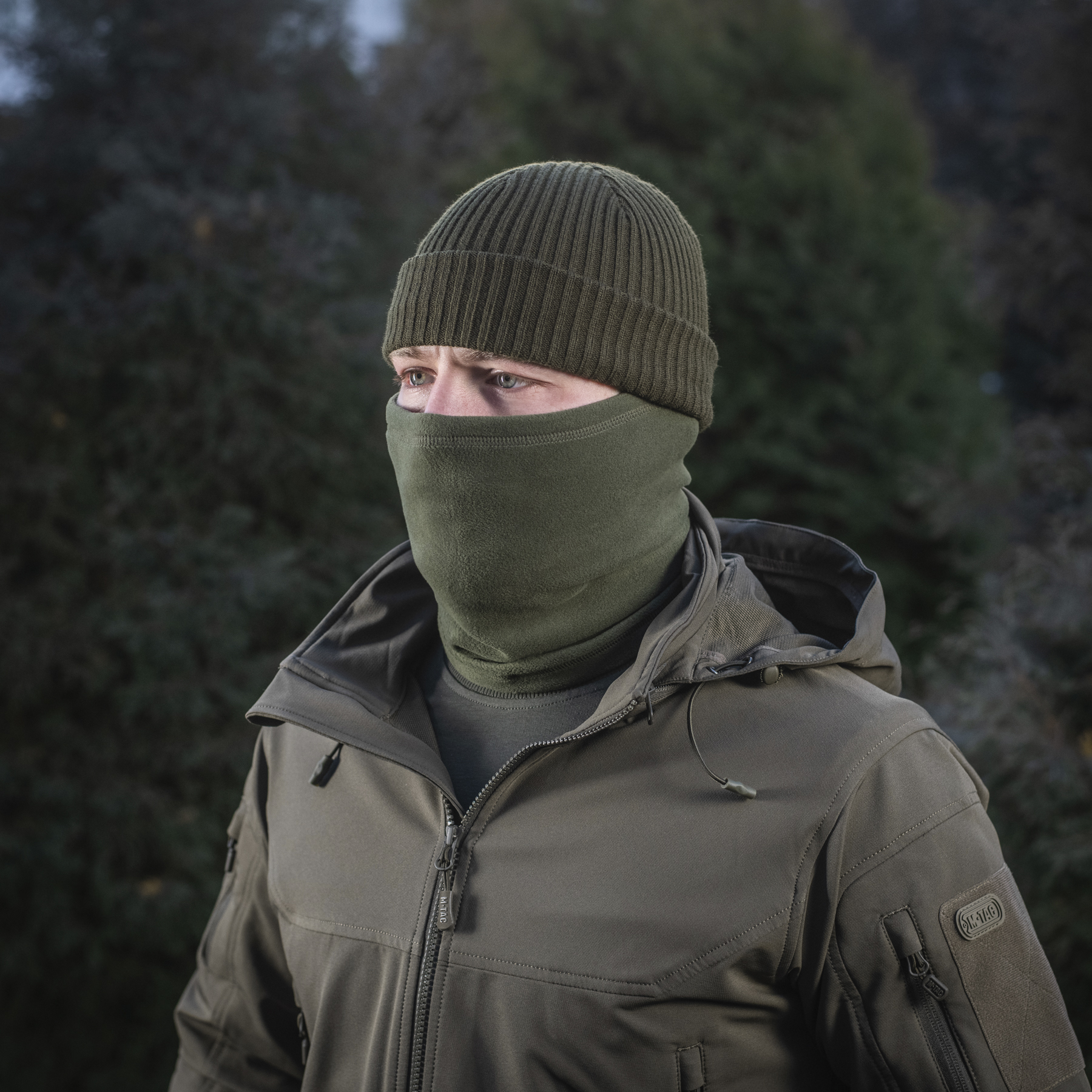 M-Tac шарф-труба Polartec Army Olive — 10