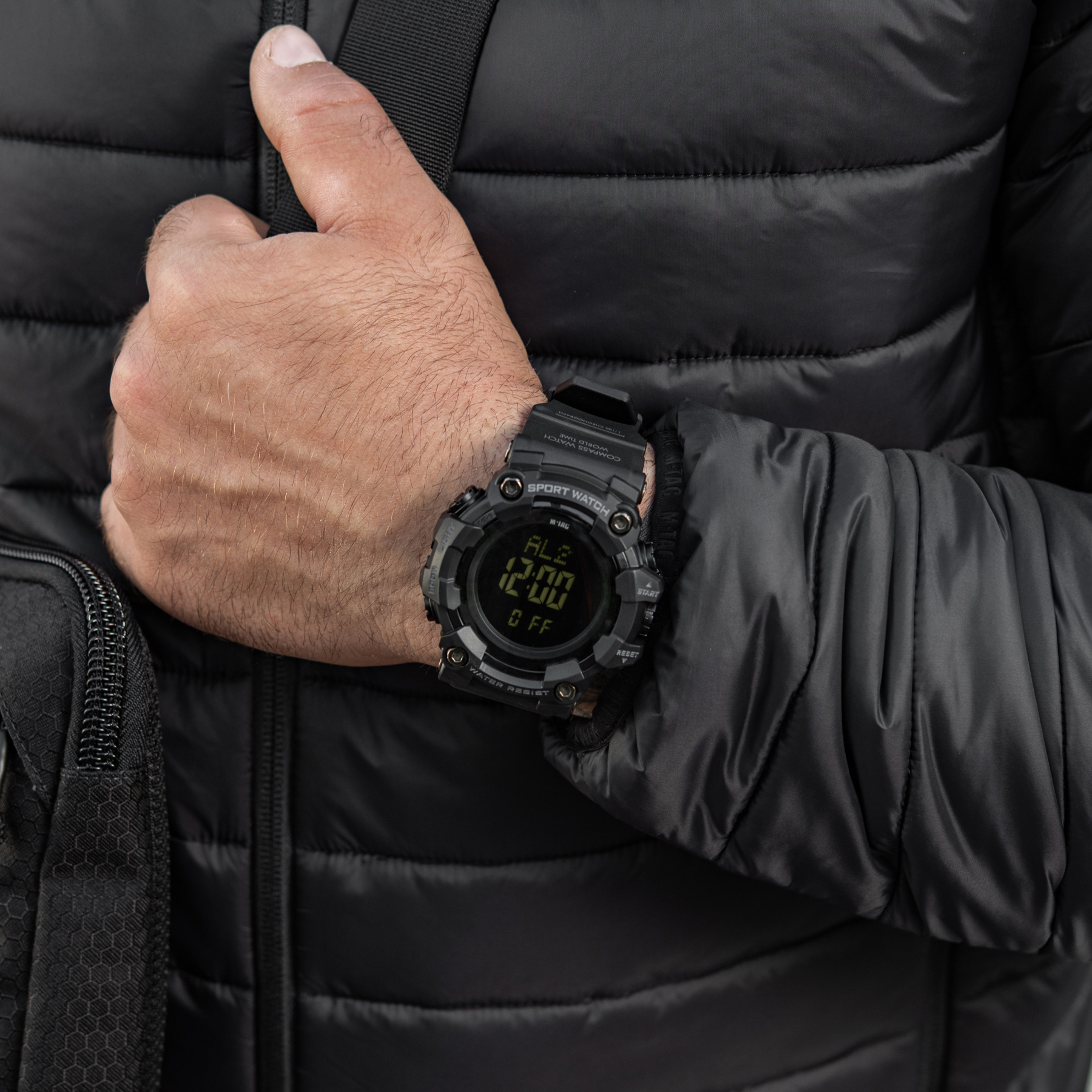M-Tac часы тактические 2037 Black — 6