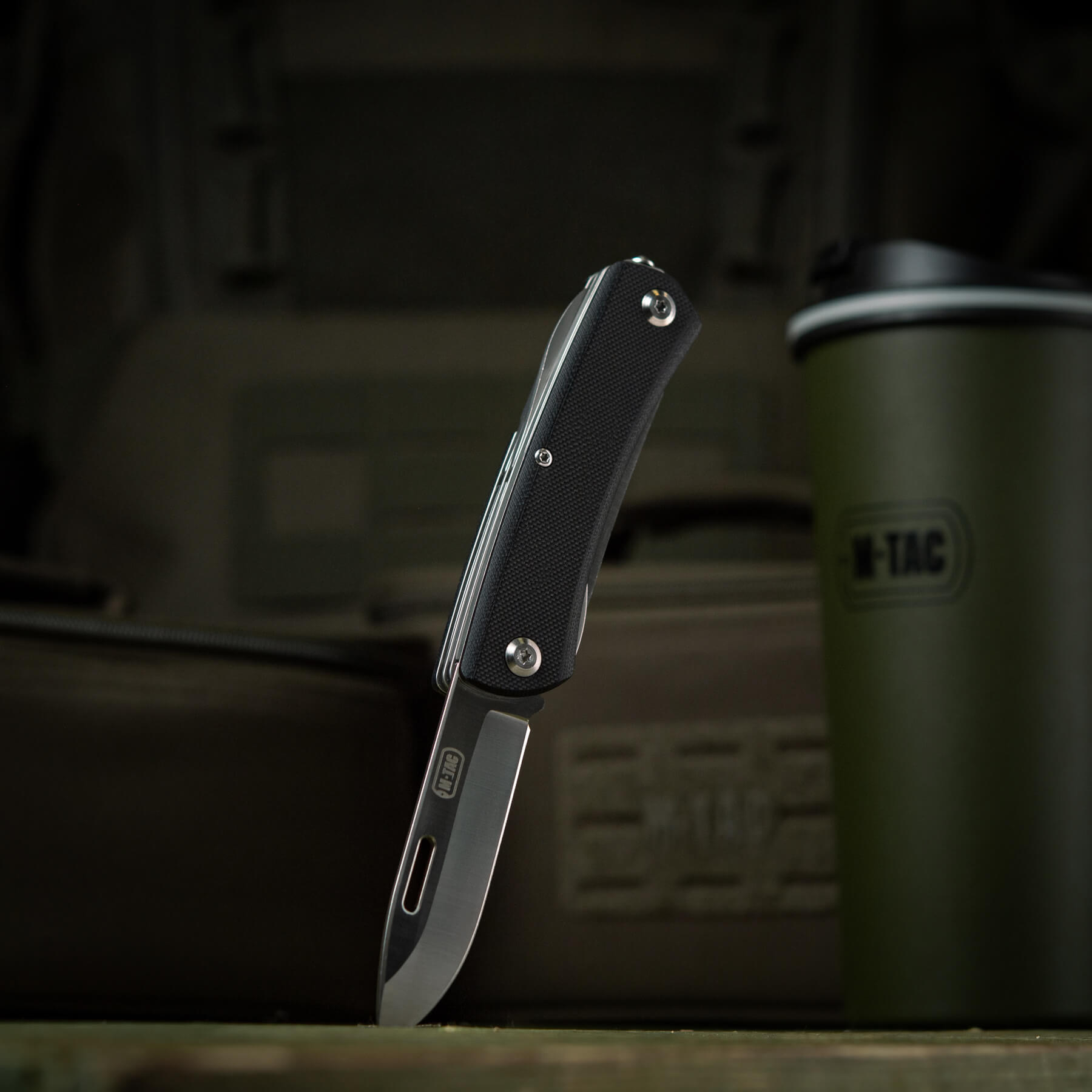 M-Tac нож складной Type 9 (6 инструментов) Black/Steel — 34