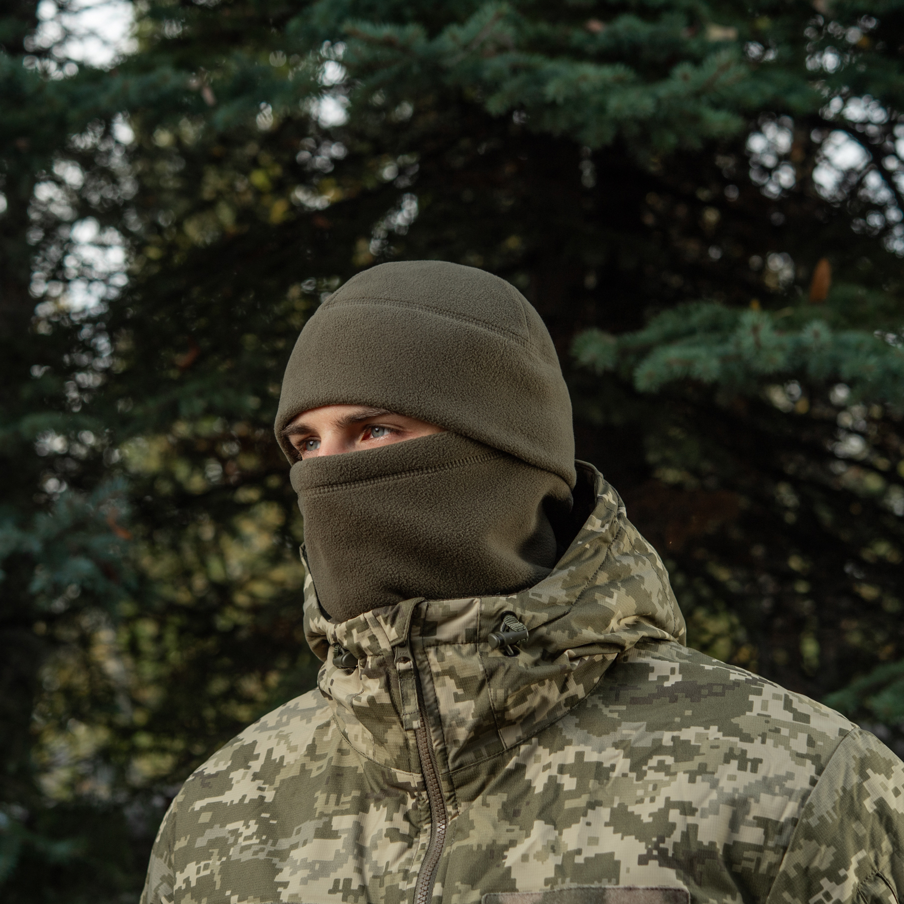 M-Tac шапка Watch Cap Elite флис (320г/м2) with Slimtex Dark Olive — 7