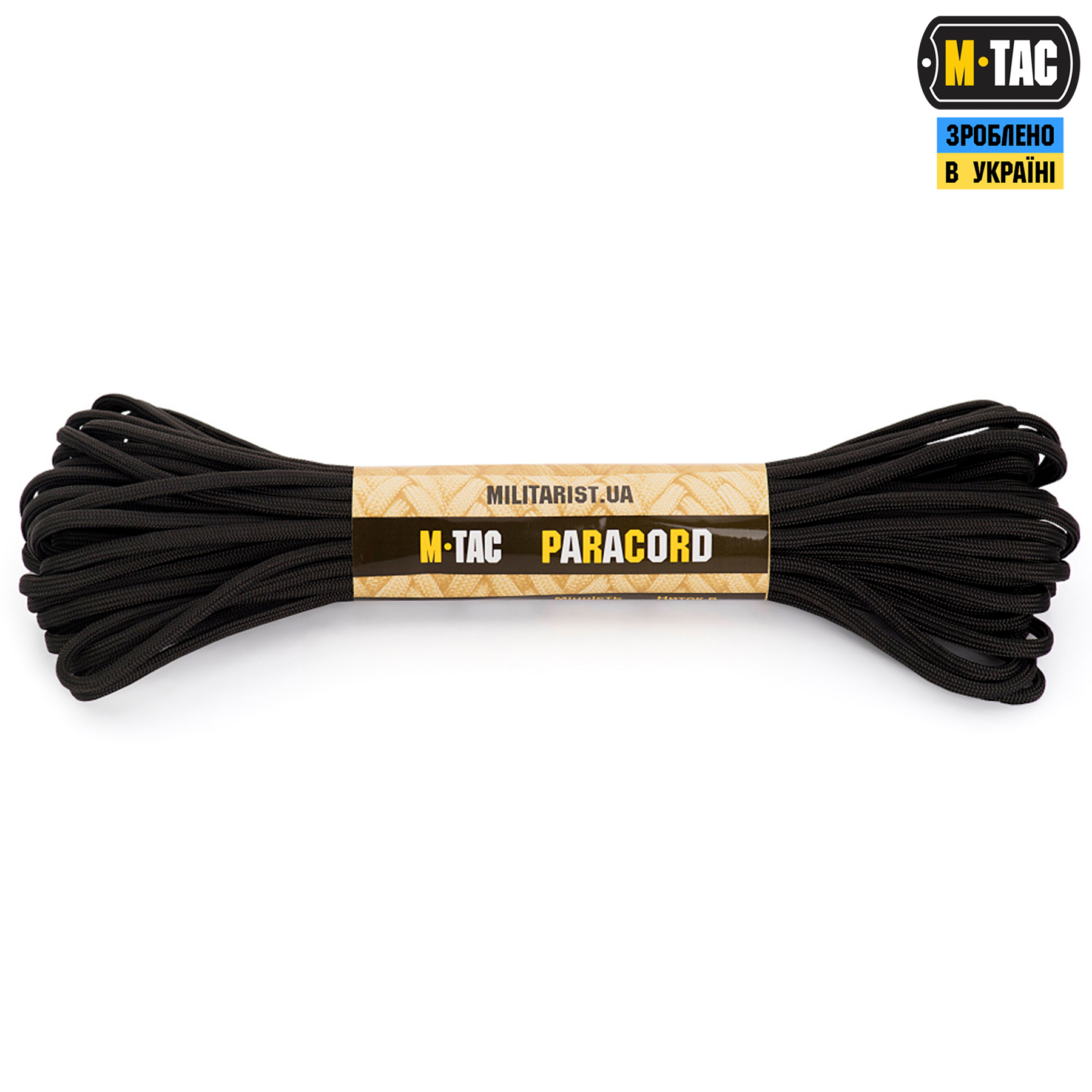 M-Tac паракорд 550 type III 15m Black — 2