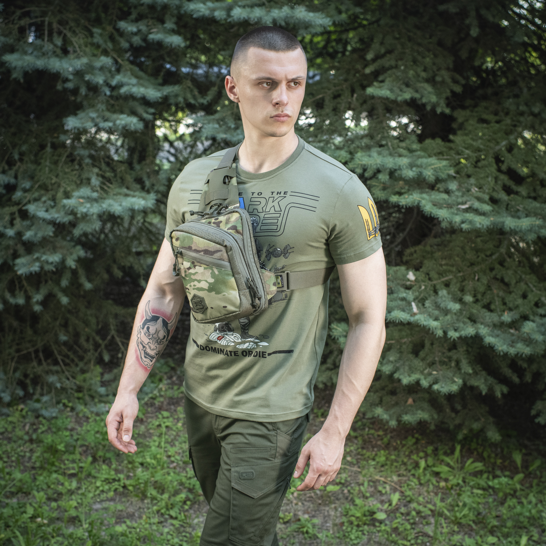 M-Tac сумка Sling Pistol Bag Elite Hex Multicam/Ranger Green — 6