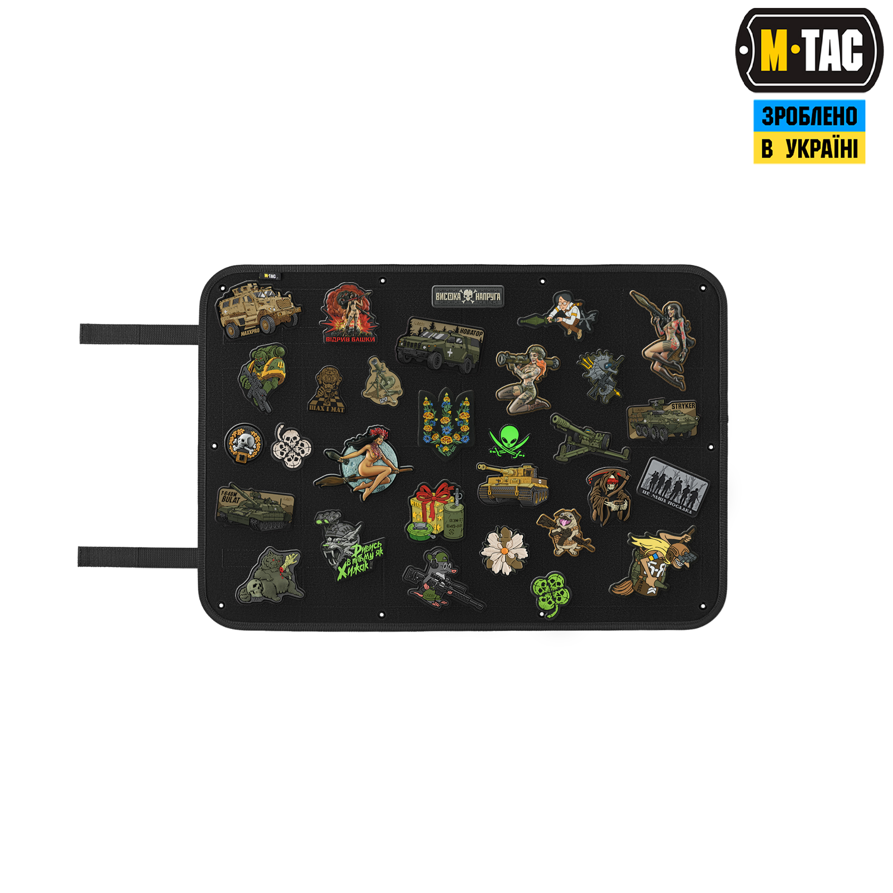 M-Tac панель для нашивок универсальная ROLL 45х65 Black — 2
