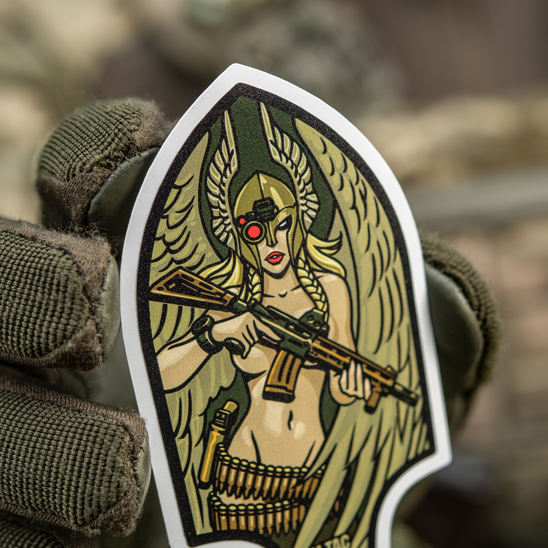 M-Tac наклейка Valkyrie Ranger Green — 5
