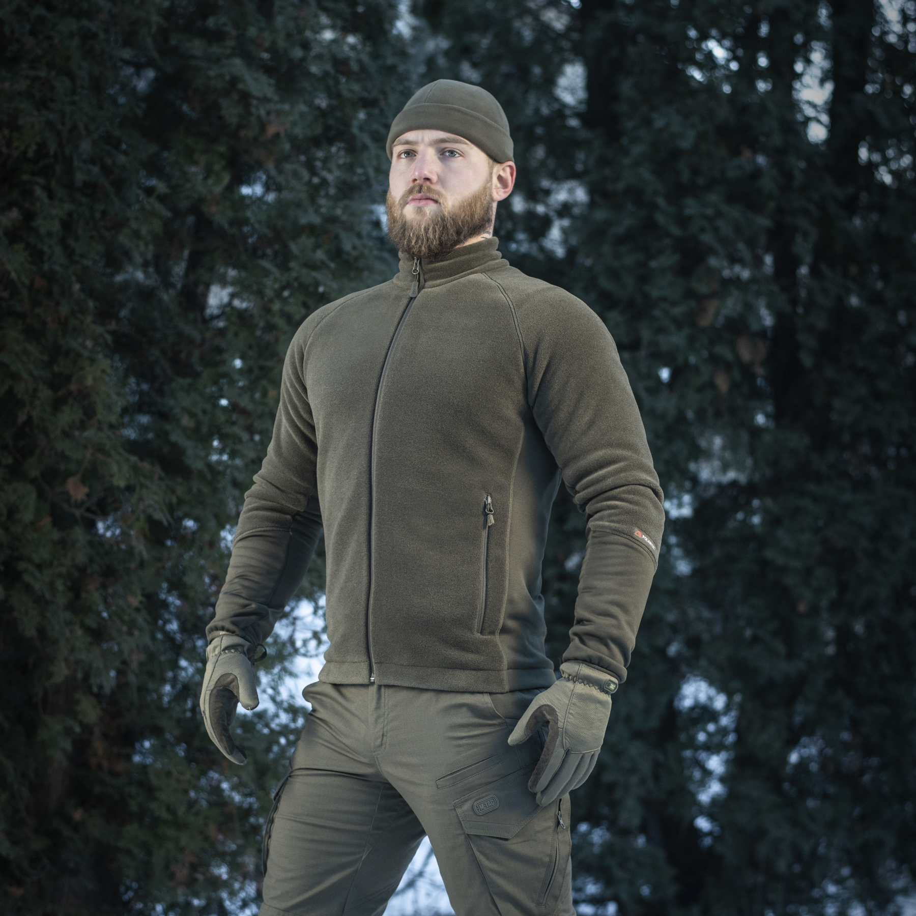 M-Tac кофта Polartec Sport Dark Olive — 12