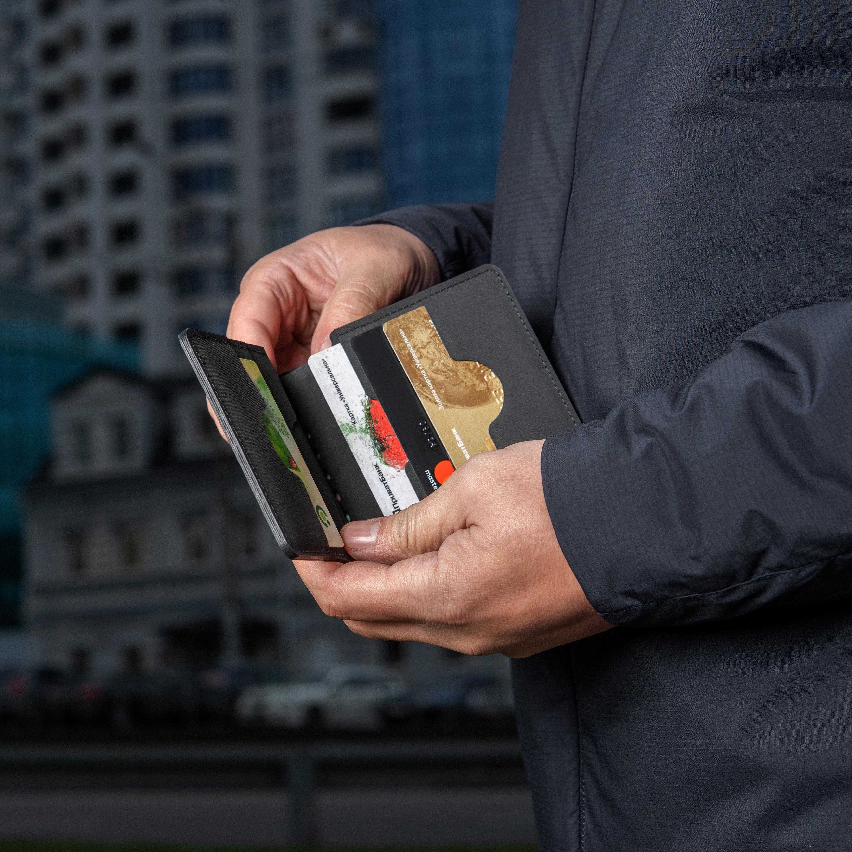 M-Tac кошелек Slim Elite Black — 12