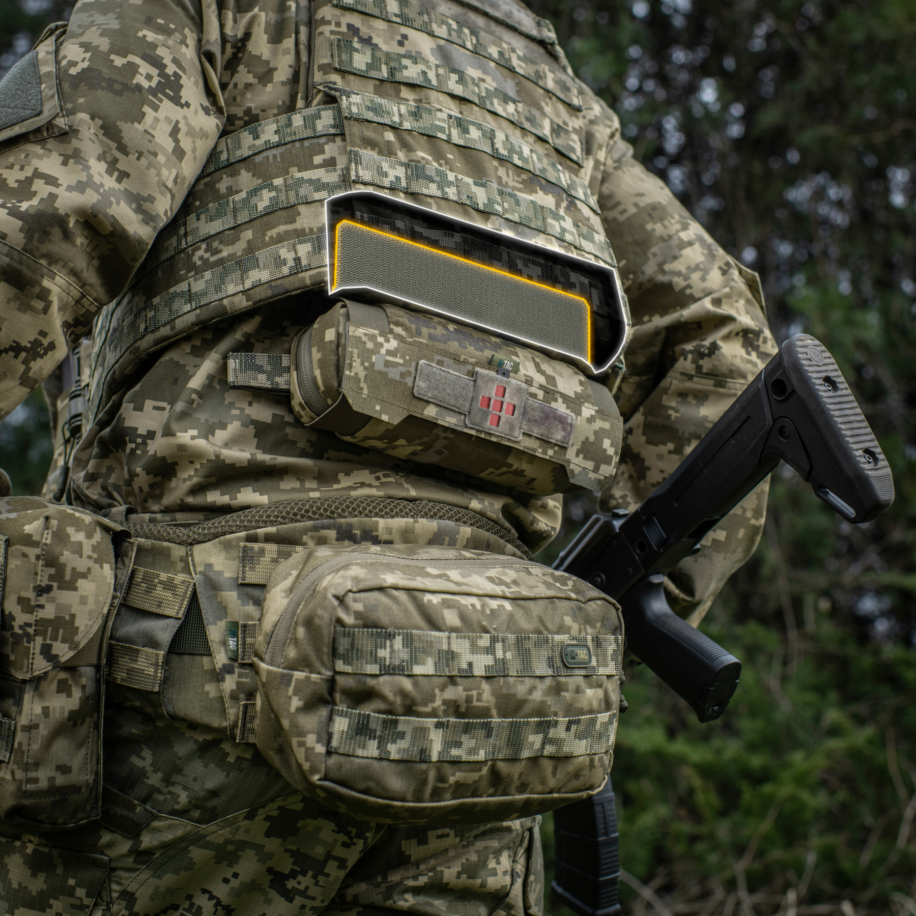 M-Tac подсумок медицинский горизонтальный ROLL Elite MM14 — 14