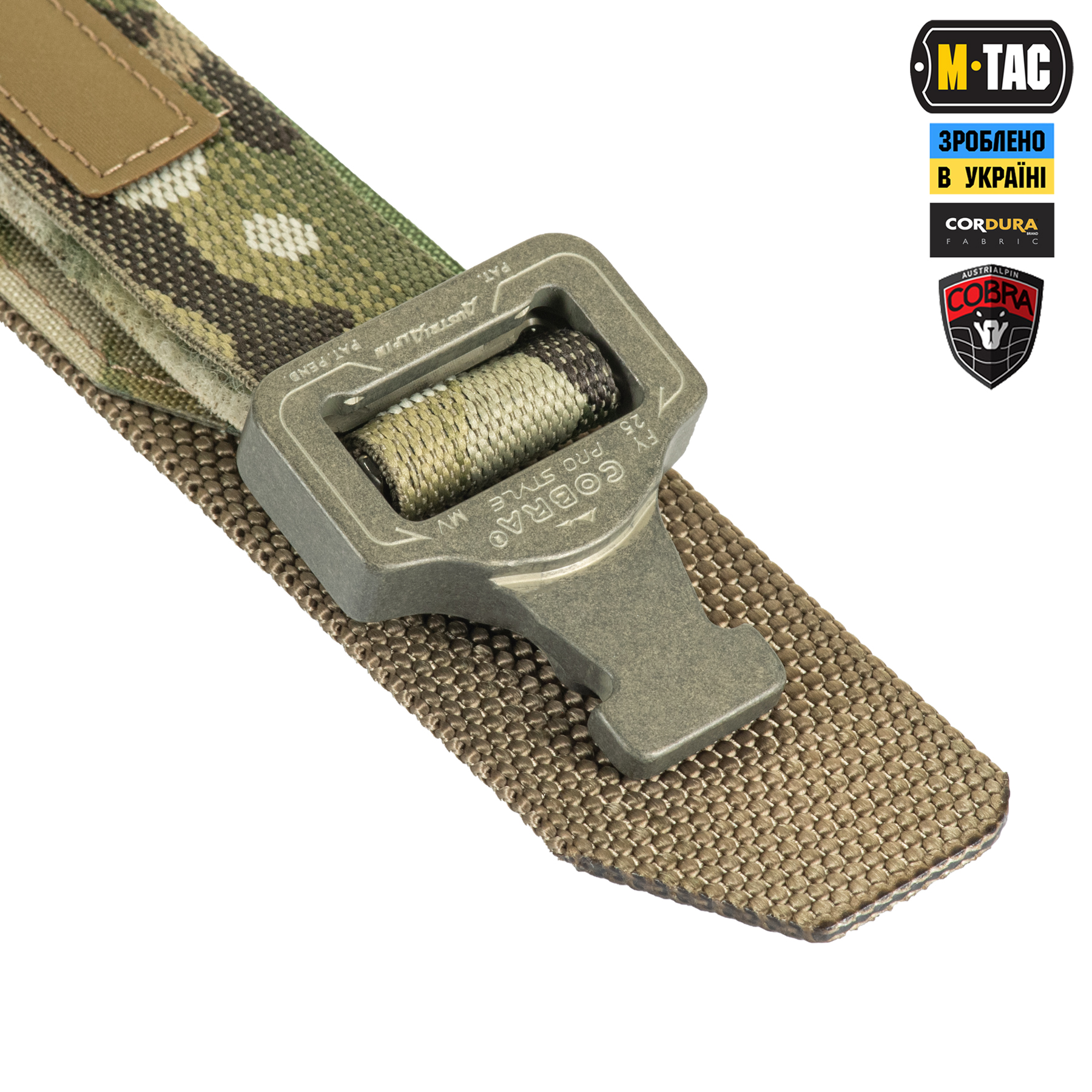 M-Tac ремень Cobra Buckle Belt Laser Cut Multicam — 5