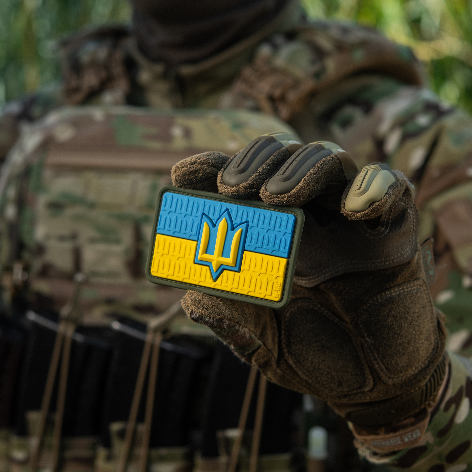 M-Tac нашивка прапор України з тризубом ЗСУ PVC full-color — 12