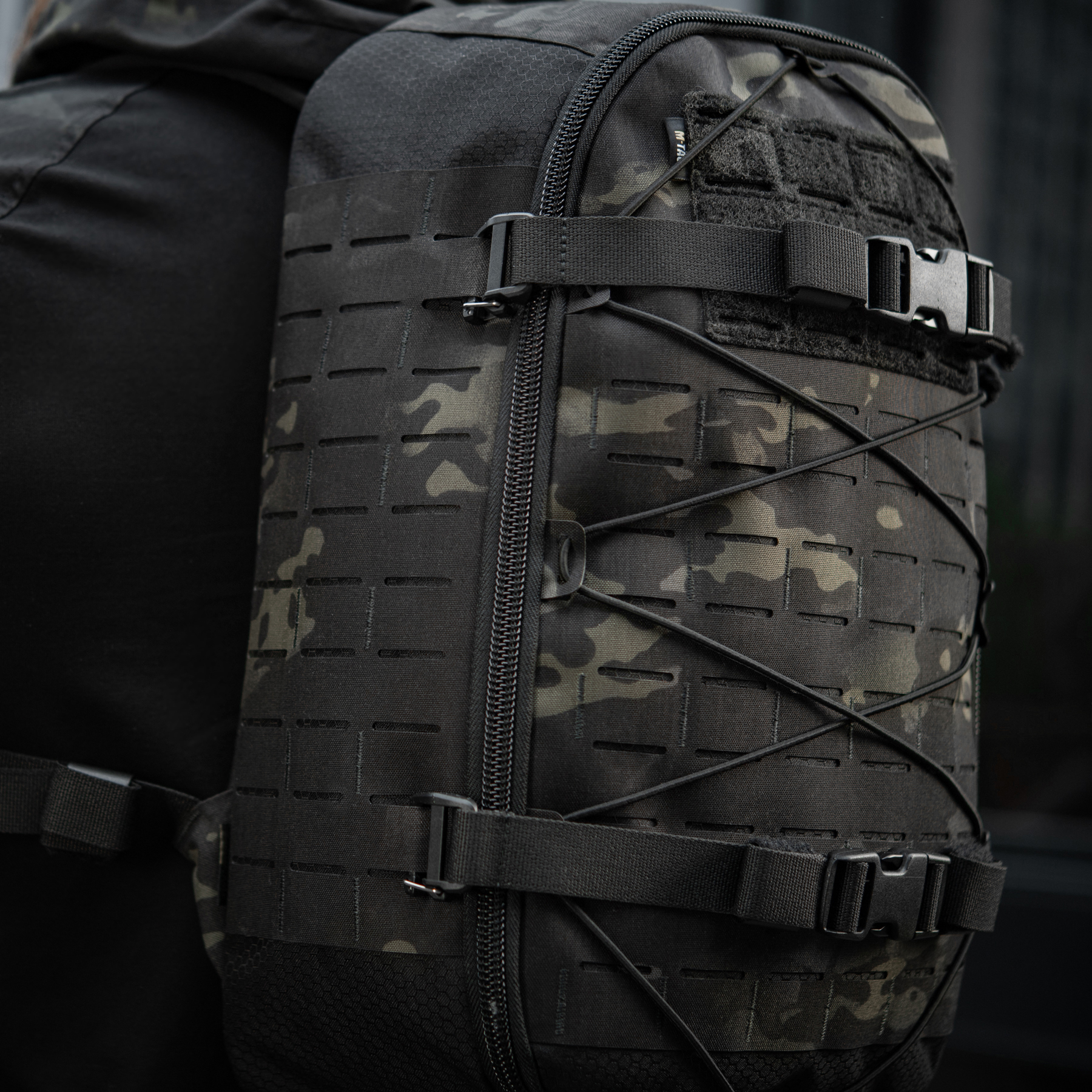 M-Tac рюкзак Sturm с эргономичными лямками X-Large Elite Gen.II Multicam Black — 12