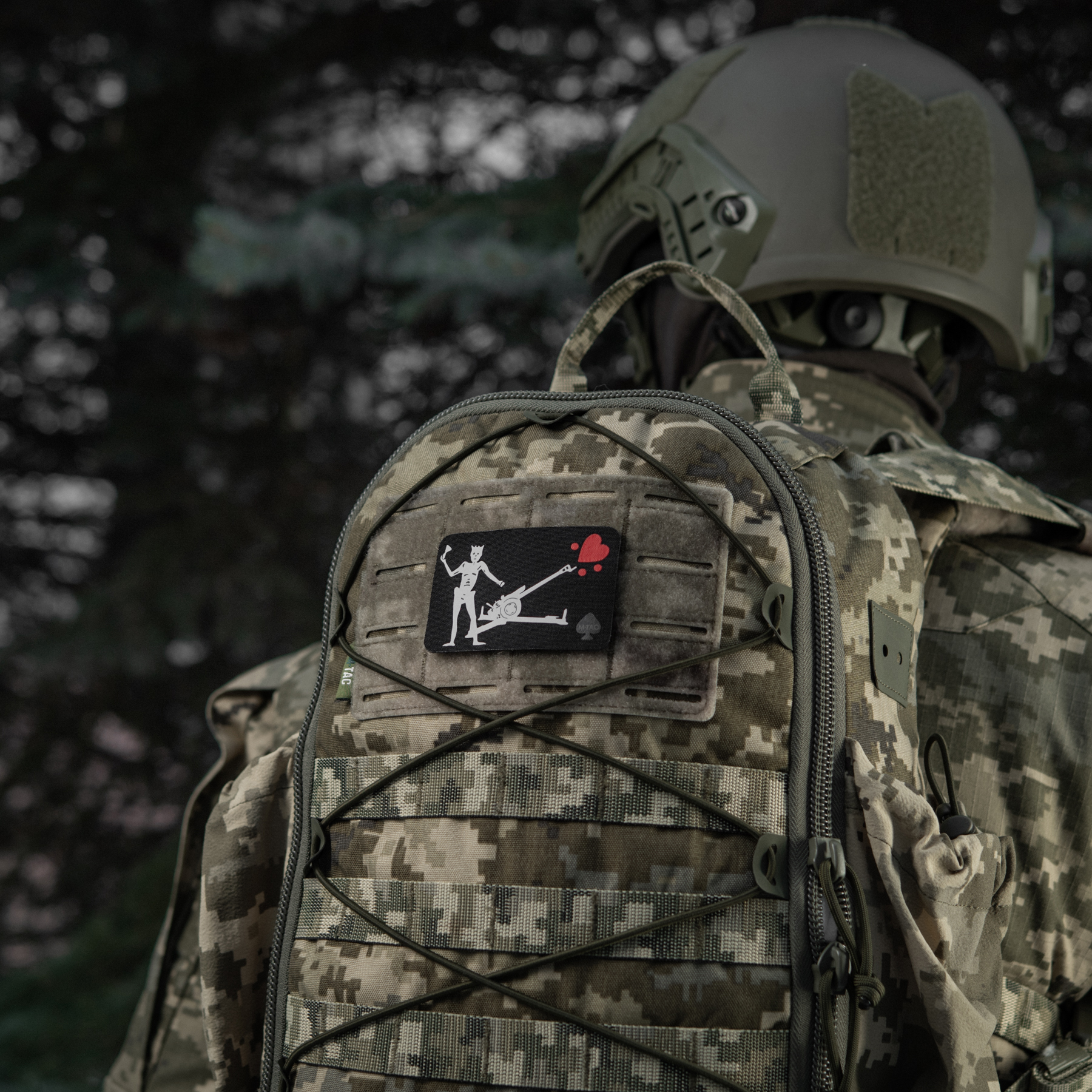 M-Tac нашивка прапор Чорна Борода Д-30 Black — 11