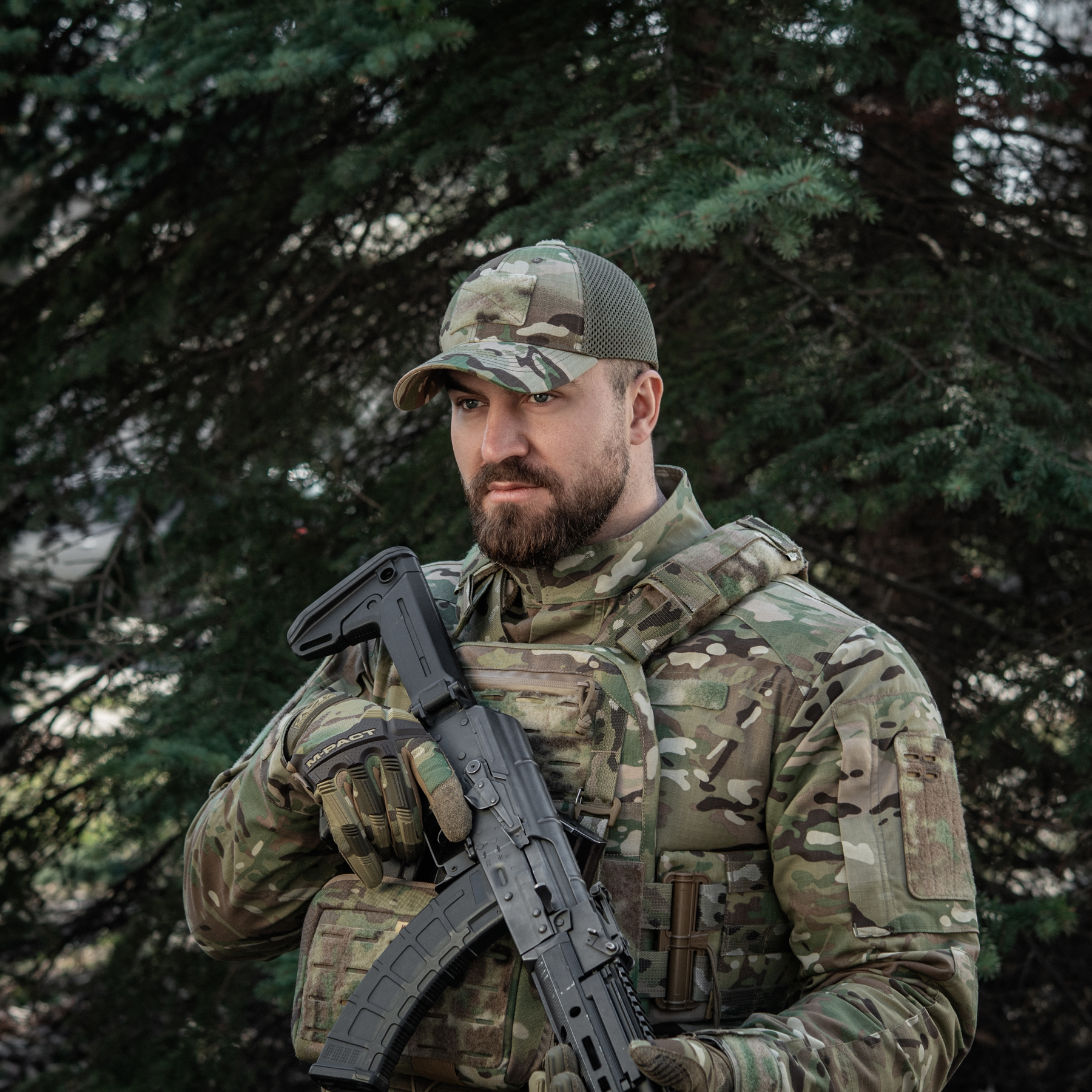 M-Tac бейсболка тактическая с сеткой Rip-Stop MC — 8