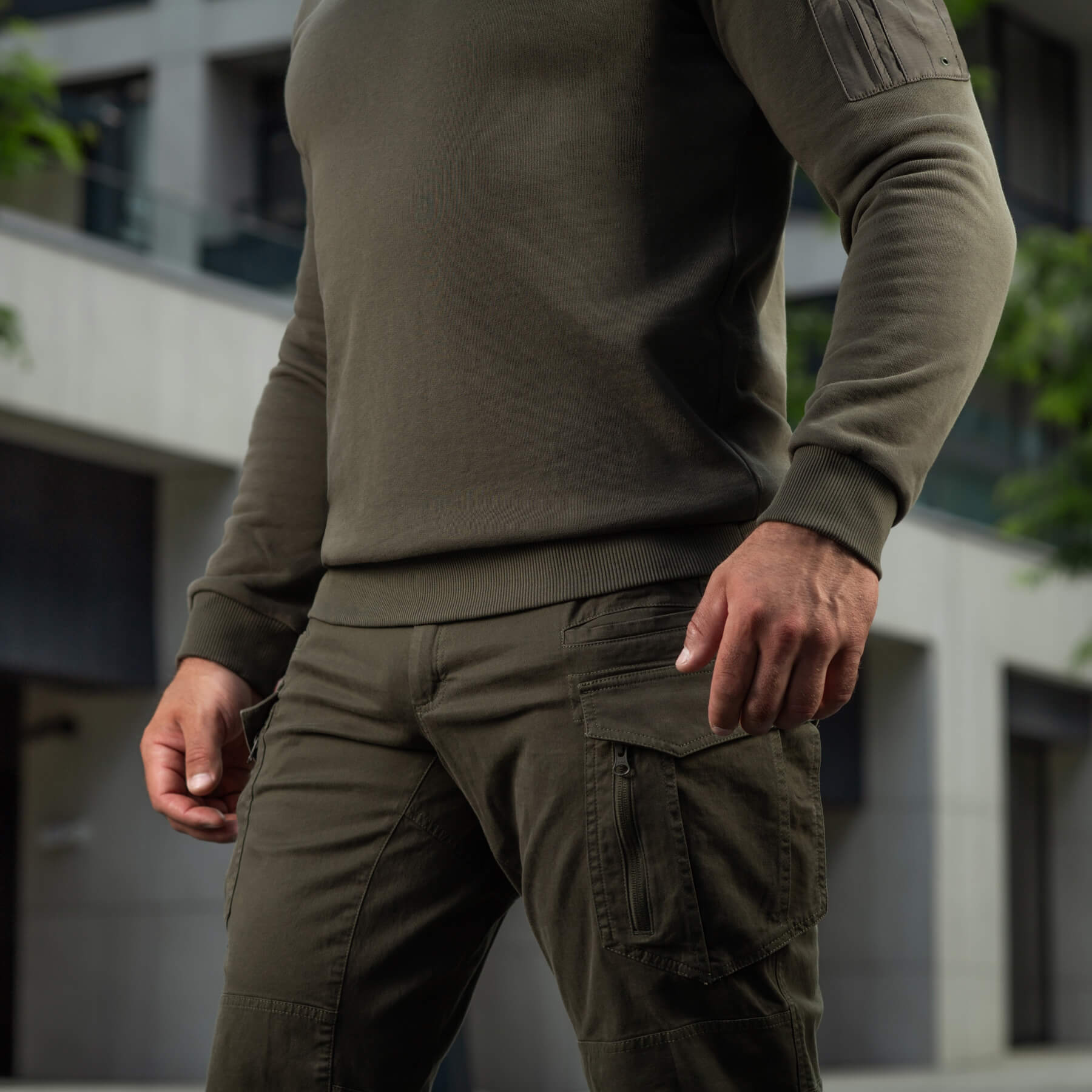 M-Tac свитшот Nylon Pocket Cotton Hard Ranger Green — 14