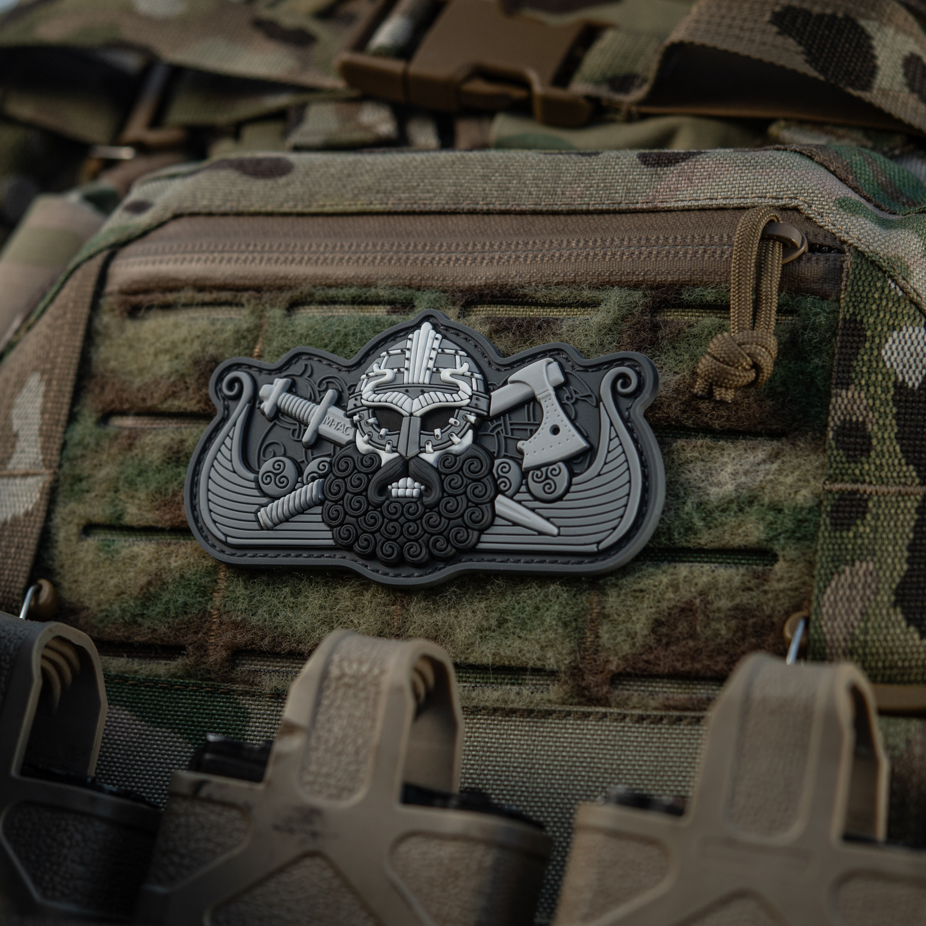 M-Tac нашивка Viking’s Drakkar Black/Grey — 5