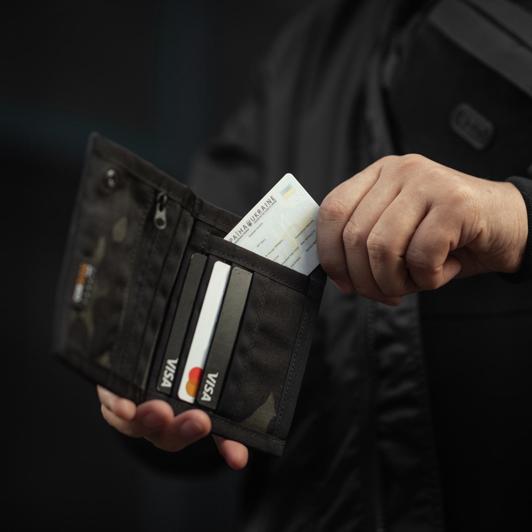 M-Tac кошелек Wallet Elite Multicam Black — 28