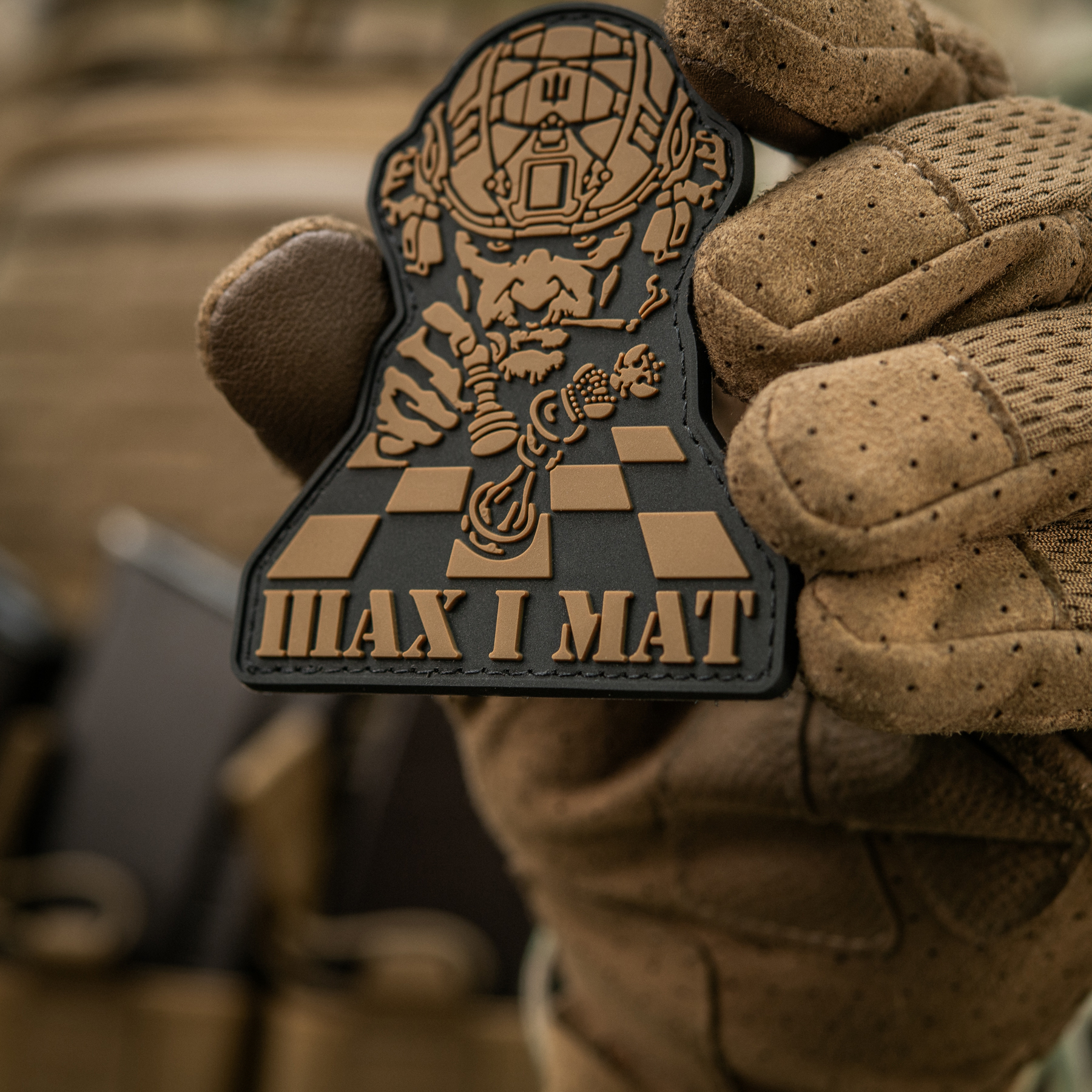 M-Tac нашивка Шах і Мат Black/Coyote — 10