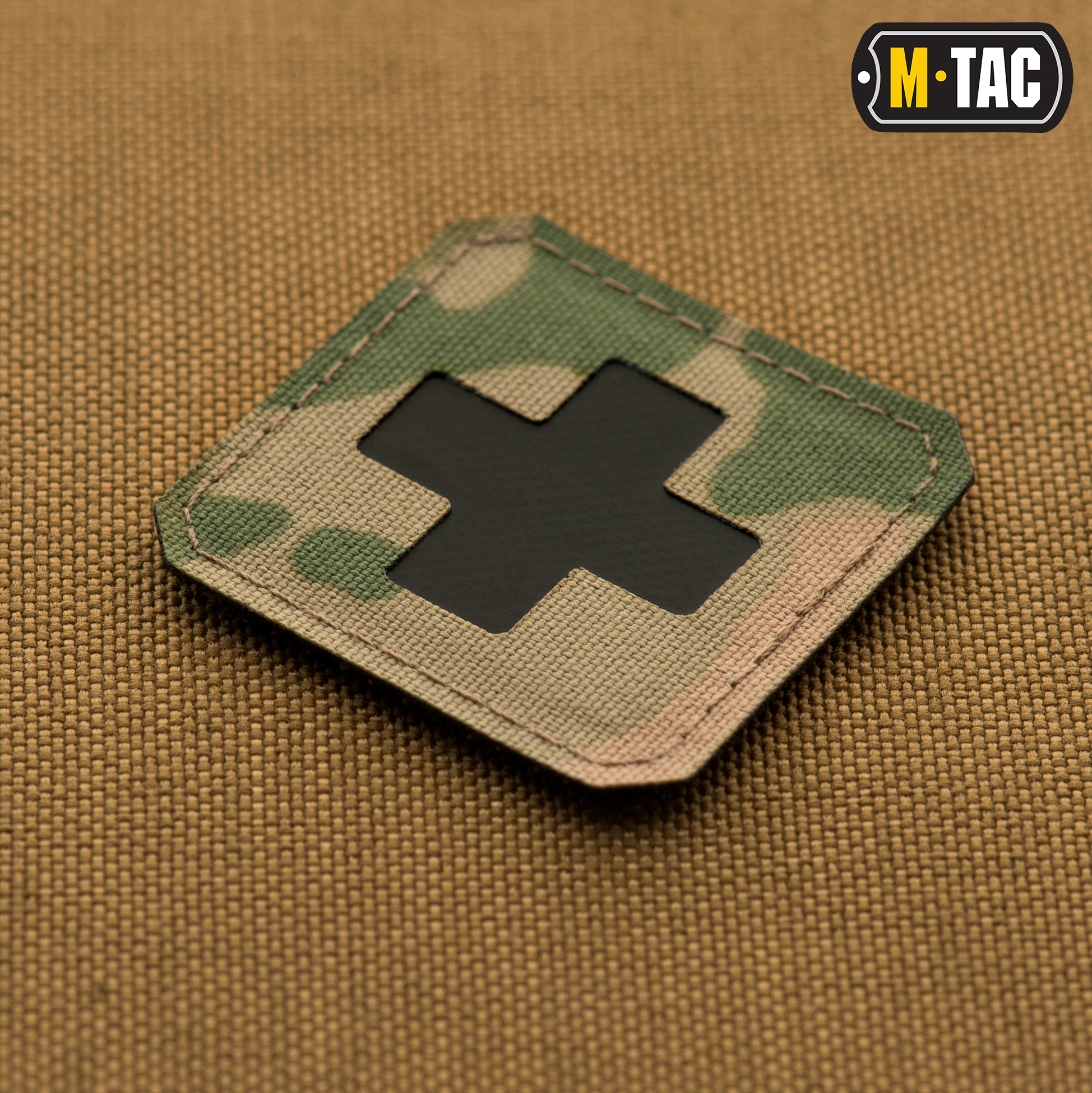 M-Tac нашивка Medic Cross Laser Cut Multicam/Black — 3