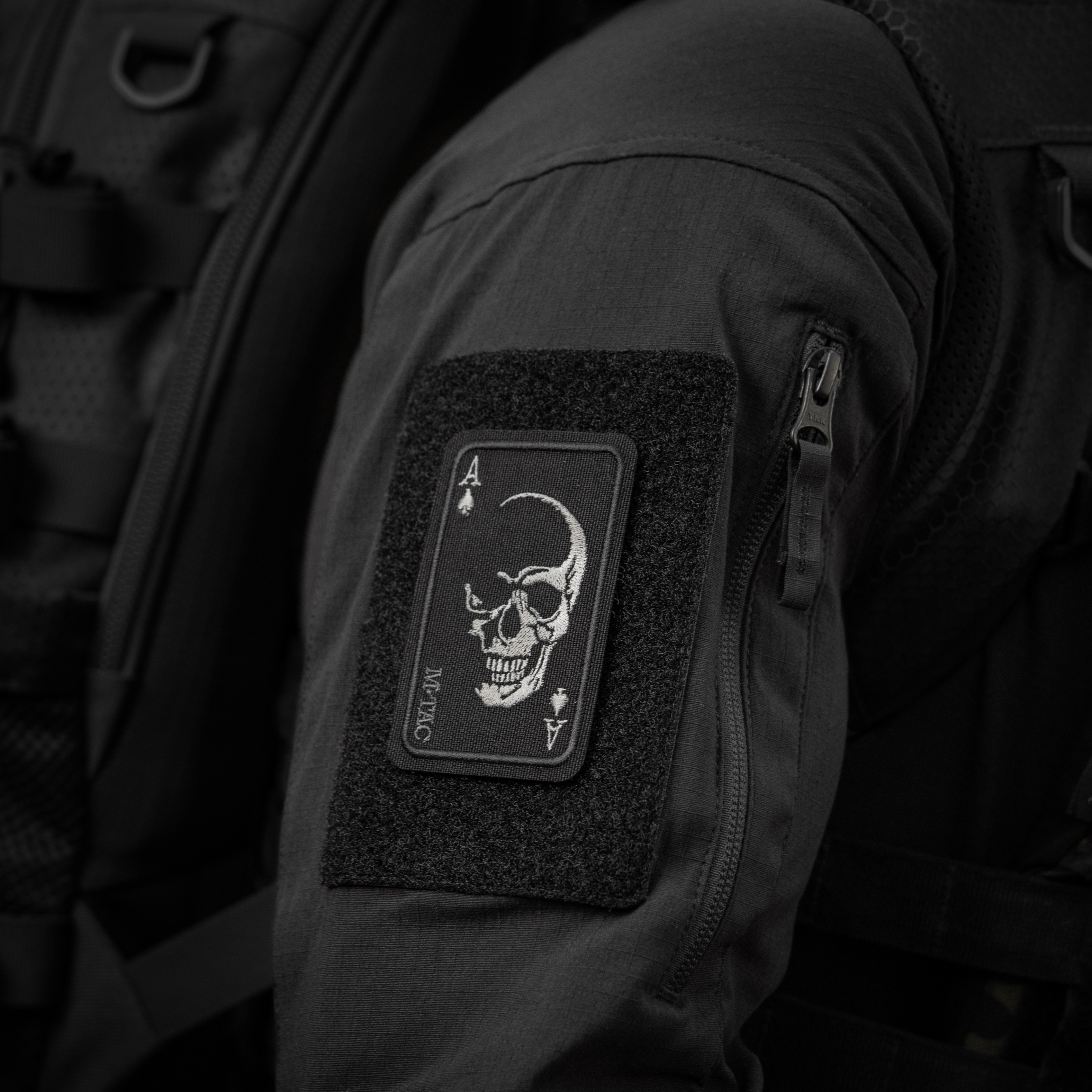 M-Tac нашивка Face of war (вишивка) Black — 5