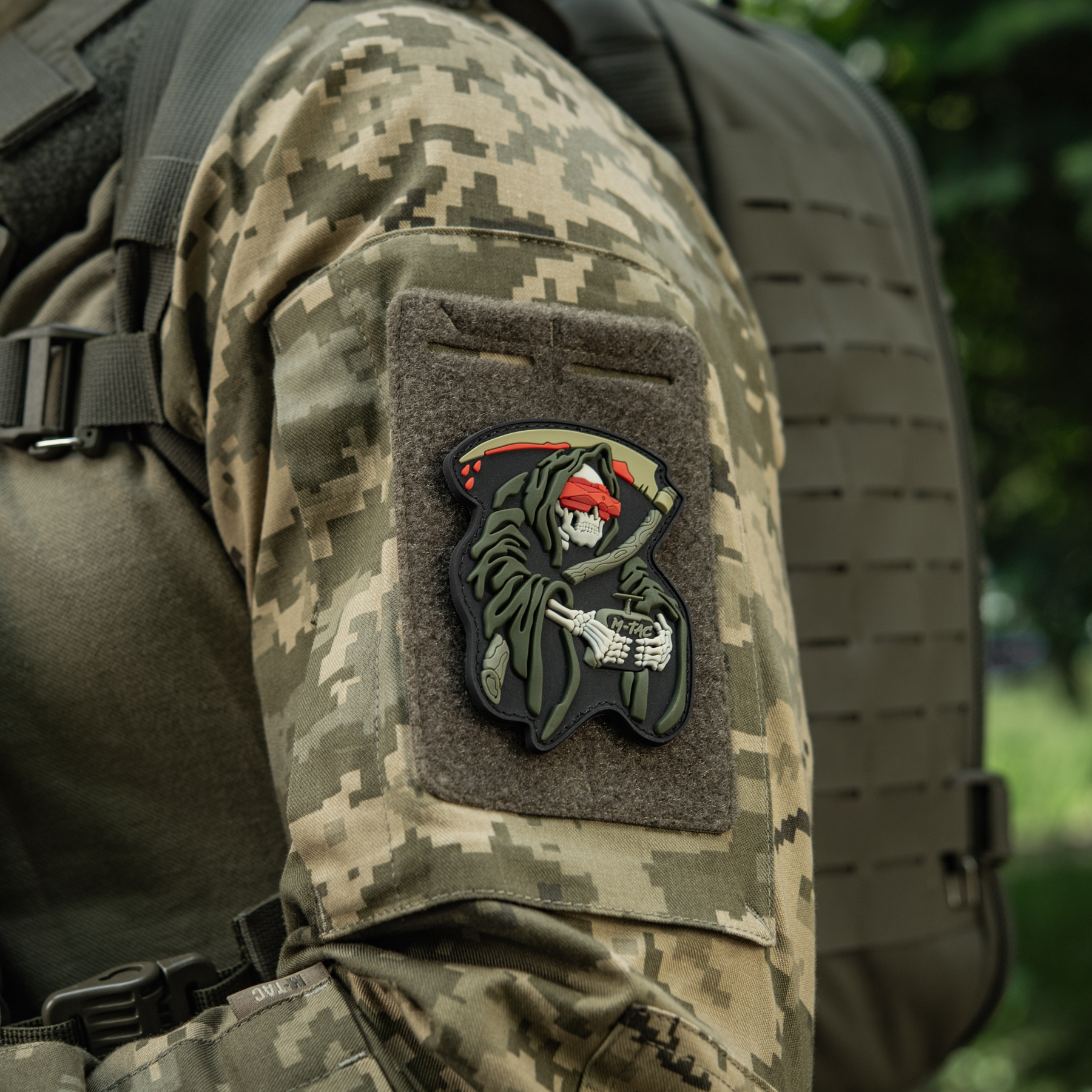 M-Tac нашивка FPV Operator PVC Black/Olive — 15