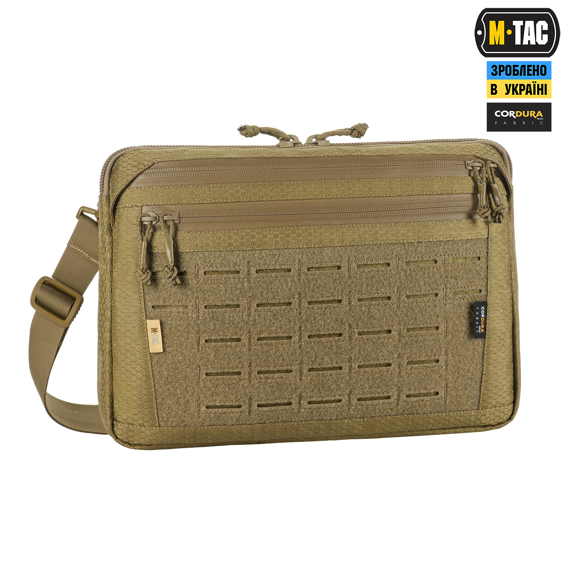 M-Tac сумка Admin Bag Large Elite с липучкой Hex Coyote — 4