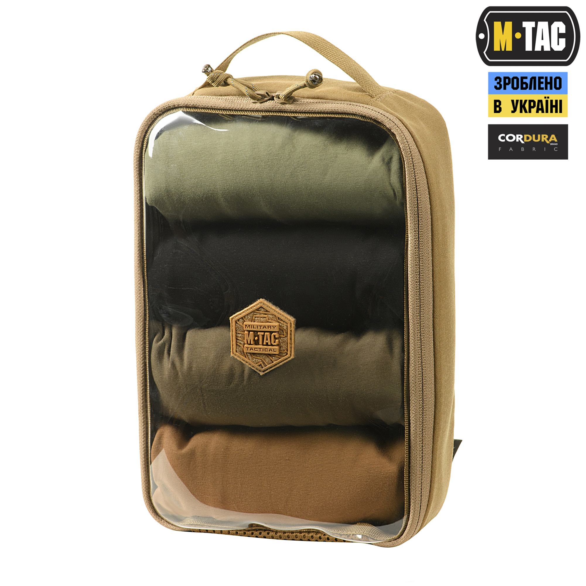 M-Tac органайзер утилитарный прозрачный Elite Large Gen.II Coyote — 5