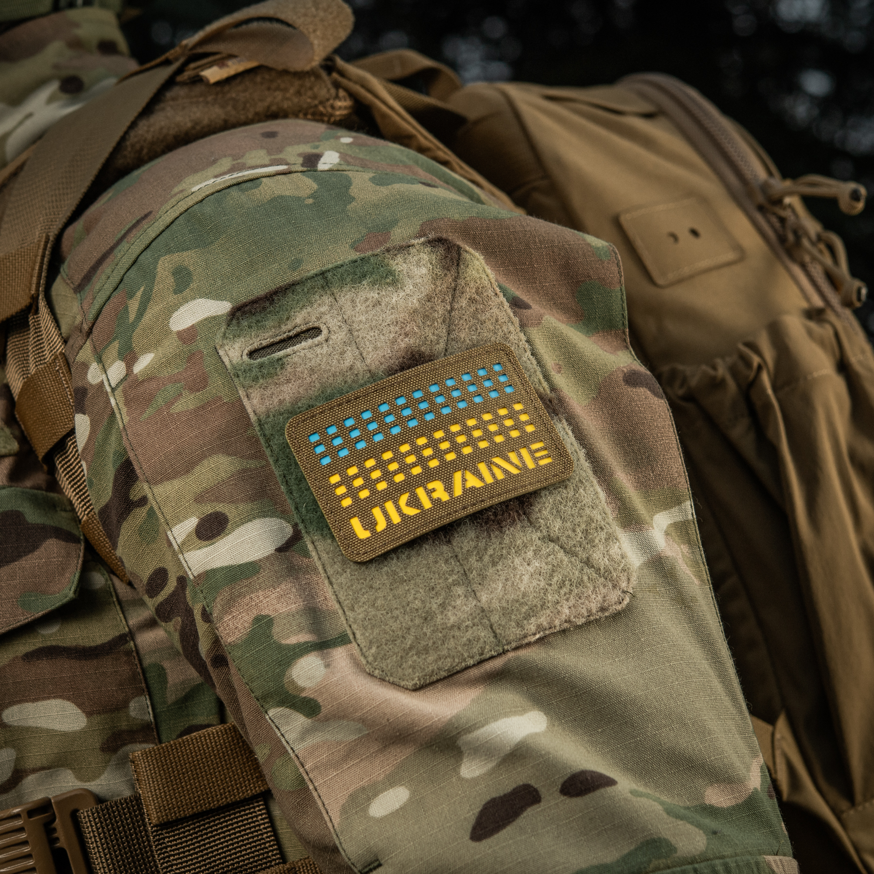 M-Tac нашивка Ukraine Laser Cut Coyote/Yellow/Blue/GID — 13