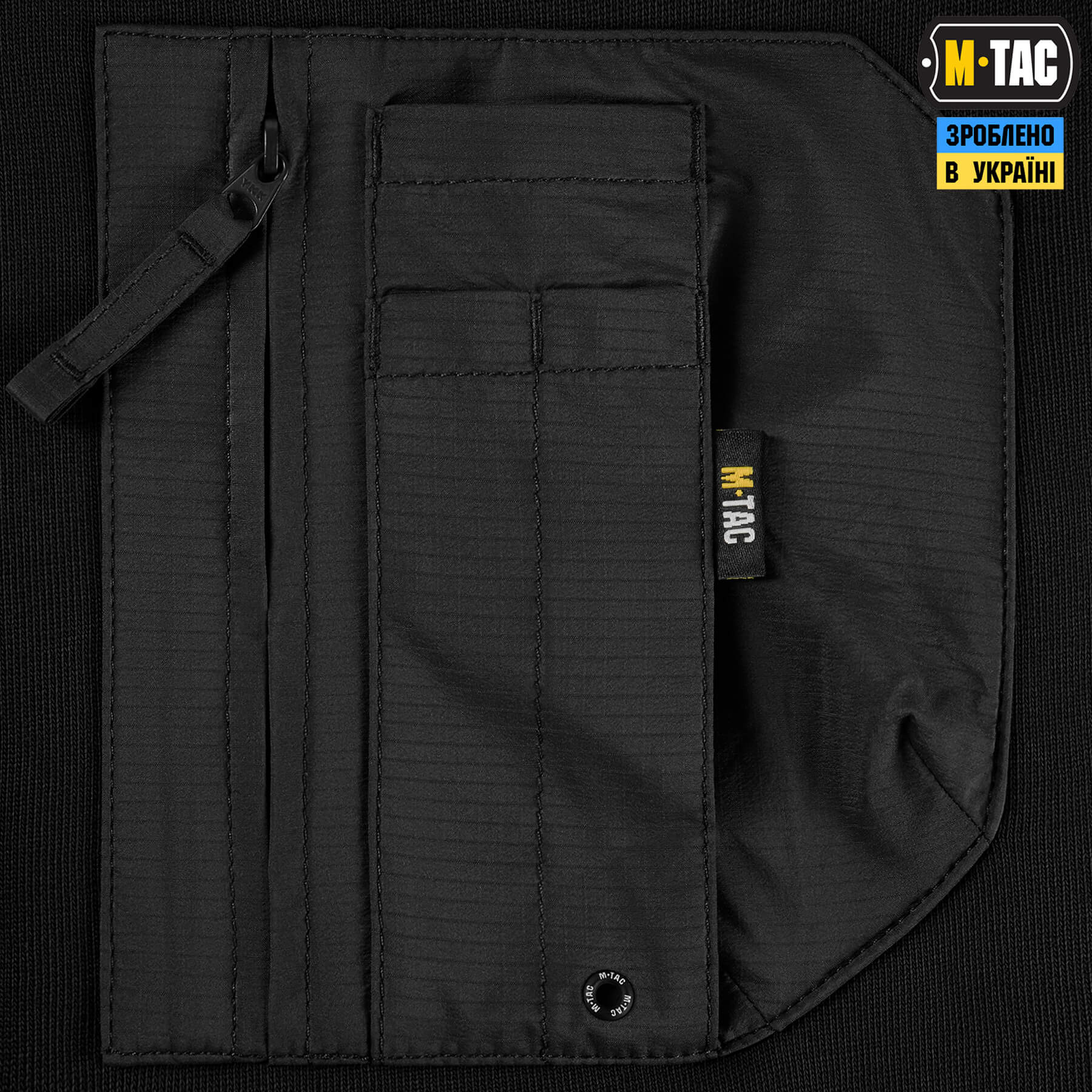 M-Tac свитшот Nylon Pocket Cotton Hard Black — 6