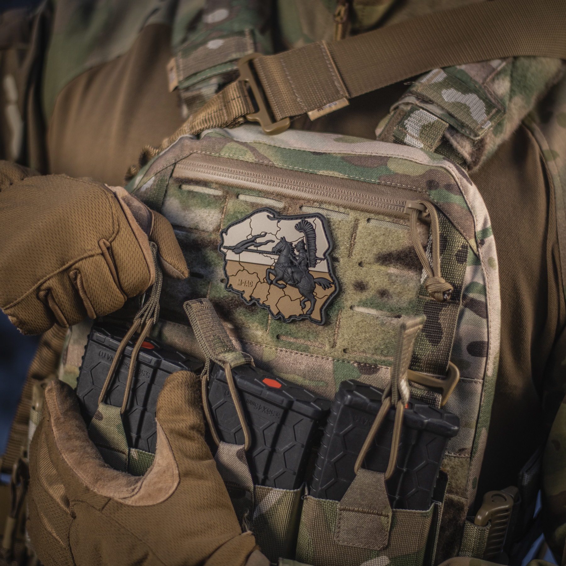 M-Tac нашивка Husaria 3D PVC Coyote — 9