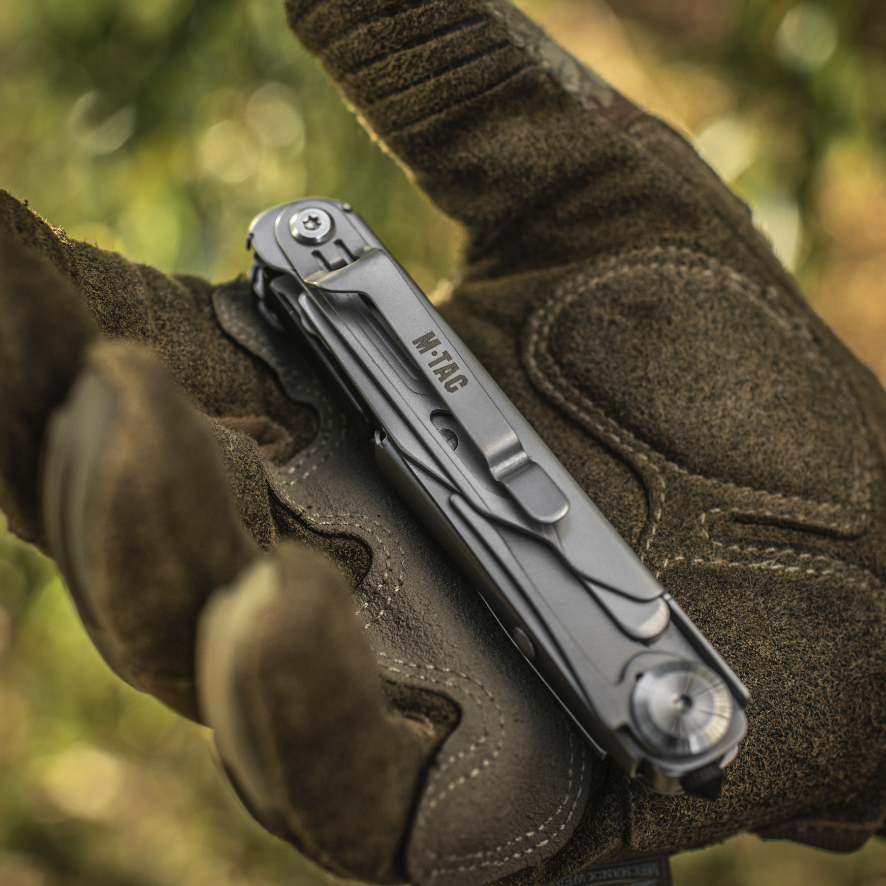 M-Tac нож складной Type 10 (5 инструментов) Steel — 15
