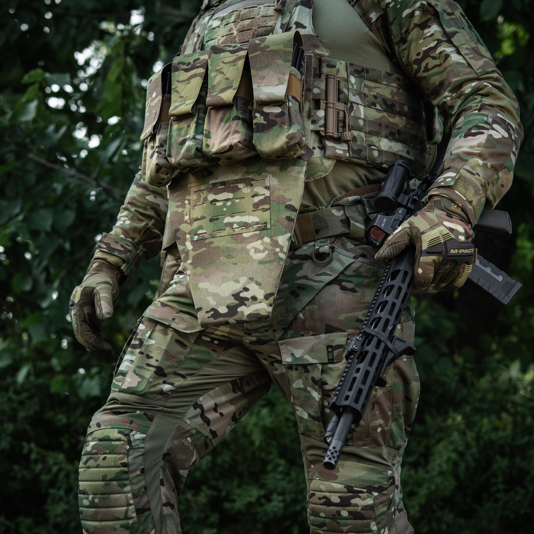 M-Tac фартук противоосколочный с баллистическим пакетом 2 класс (BRONYX) Laser Cut Multicam — 21