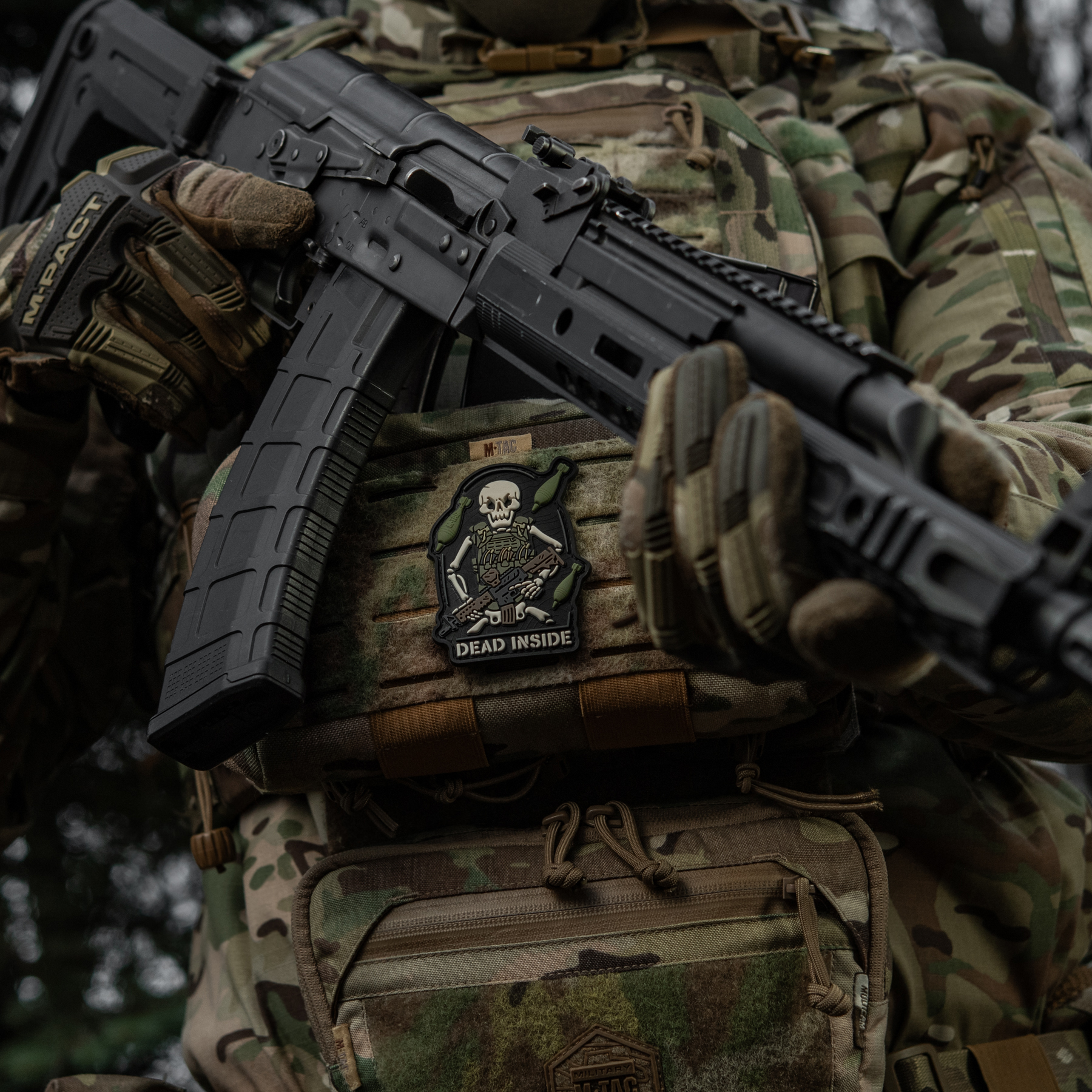 M-Tac нашивка Dead Inside Black/Olive — 14