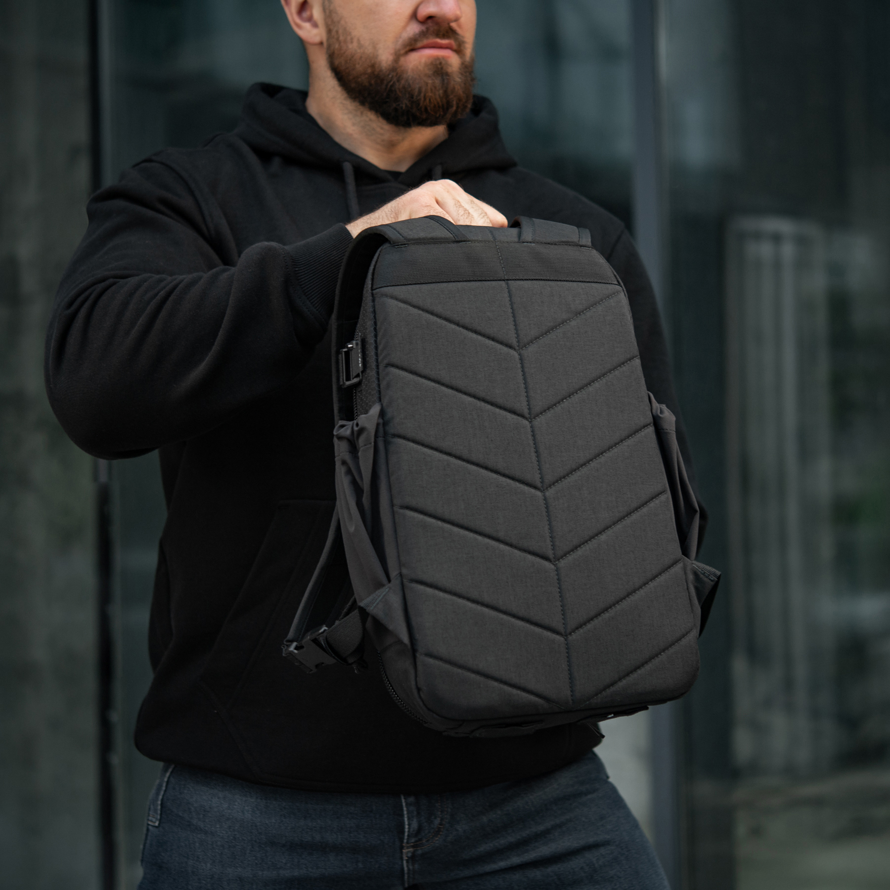 M-Tac рюкзак Sturm с эргономичными лямками Elite Black — 41