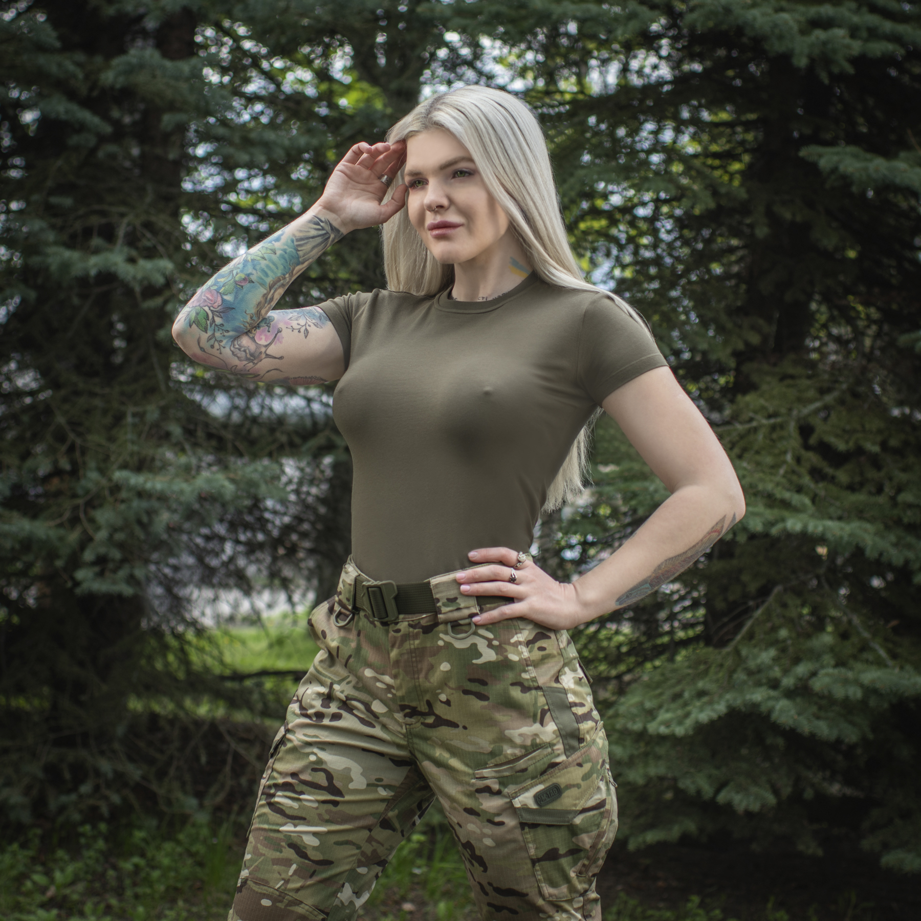 M-Tac футболка 93/7 Summer Lady Dark Olive — 7