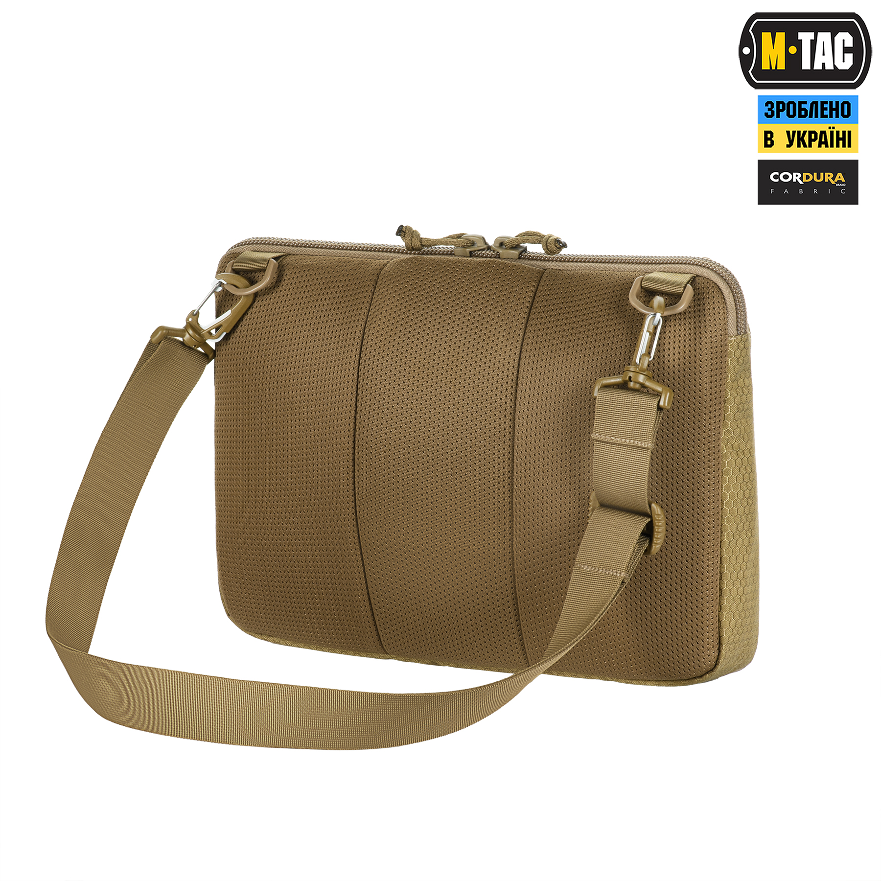 M-Tac сумка Admin Bag Large Elite с липучкой Hex Coyote — 5